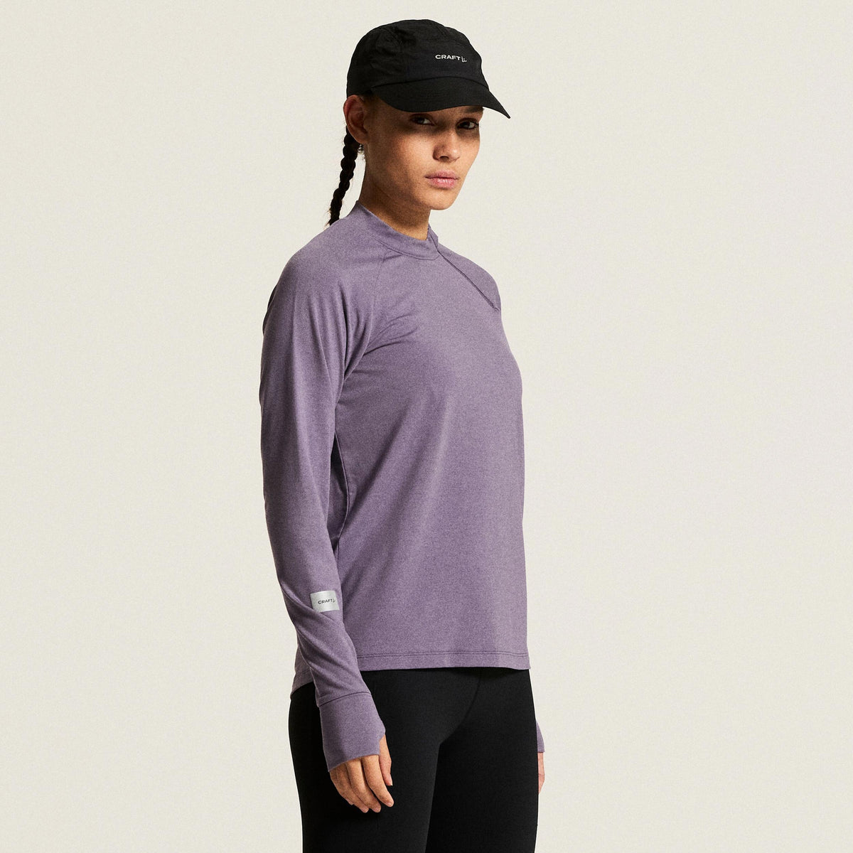 Craft SubZ Zip Løbetrøje Damer - mauve