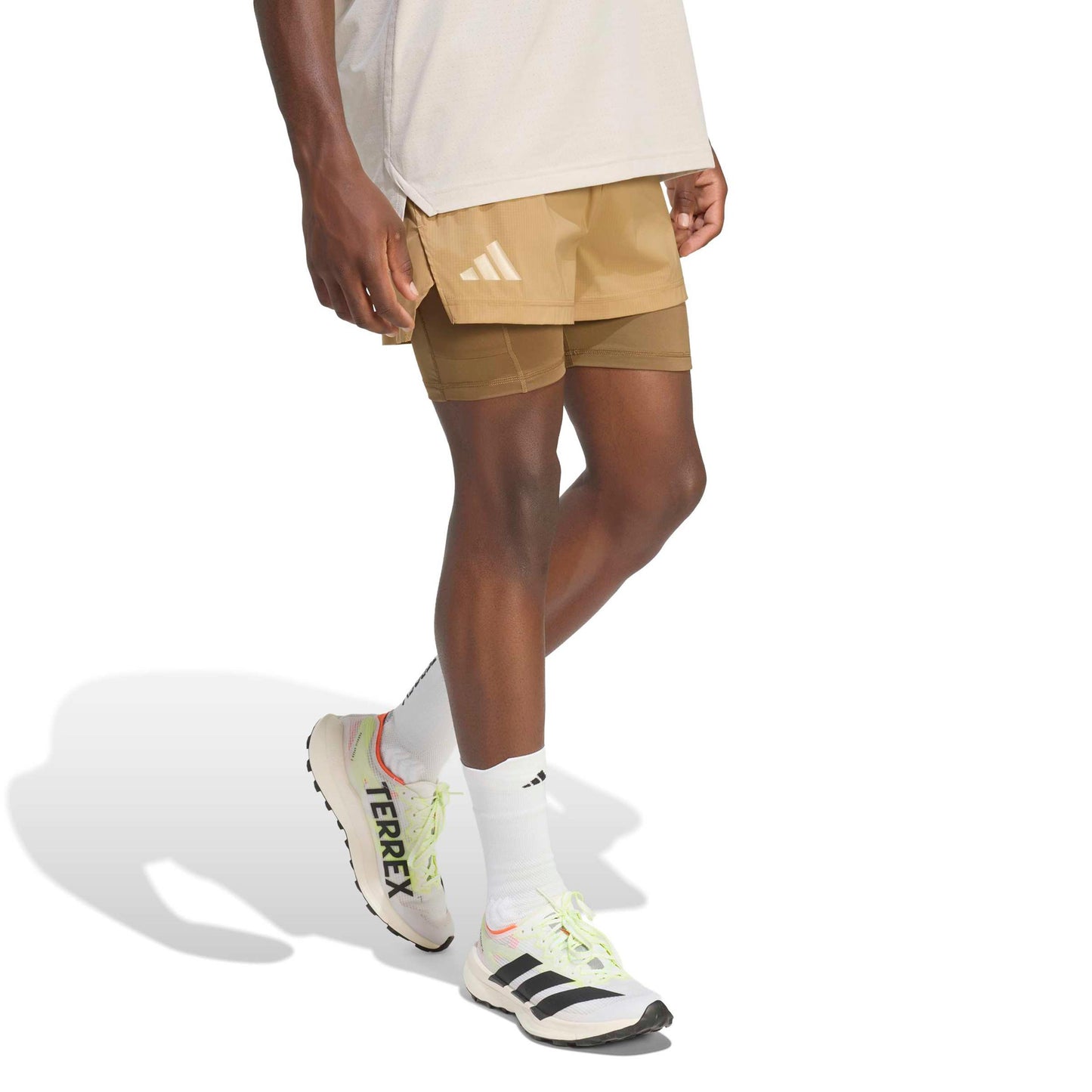 adidas Terrex XPL 2in1 Løbeshorts Herrer - karamel