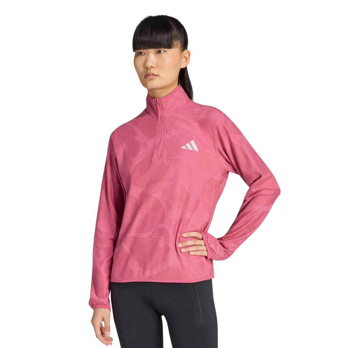 adidas adi365 Climawarm+  Løbetrøje Damer - vinrød