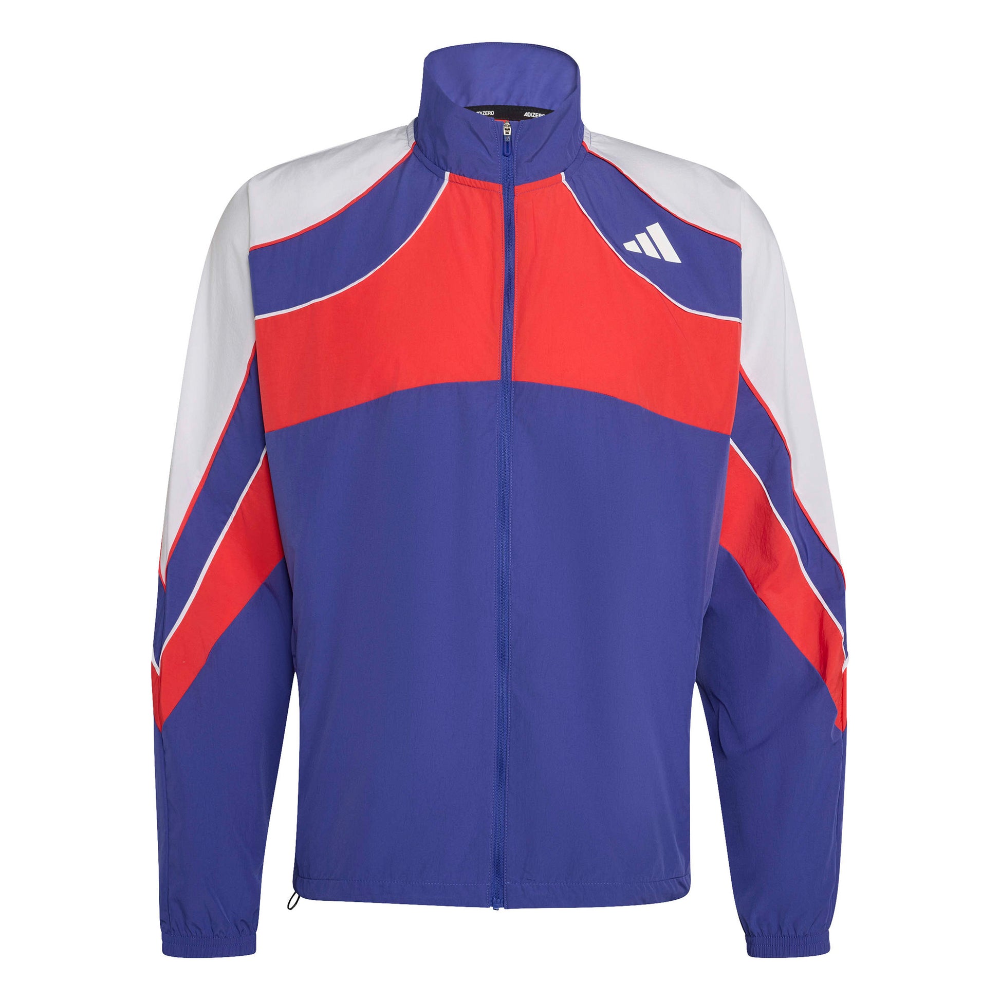 adidas adizero Archive Løbejakke Herrer - blå, rød
