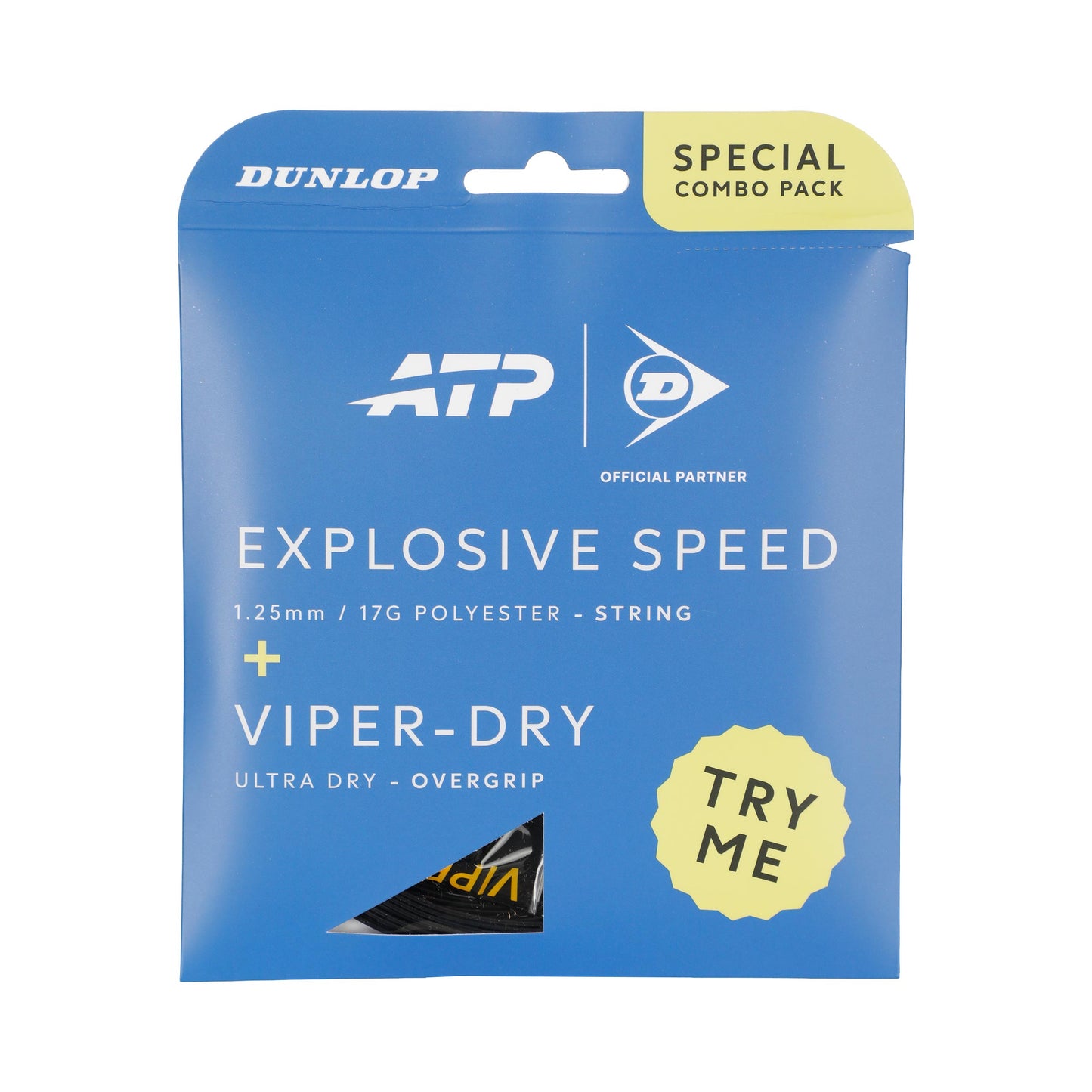 Dunlop Explosive Speed Strengesæt 12m - sort