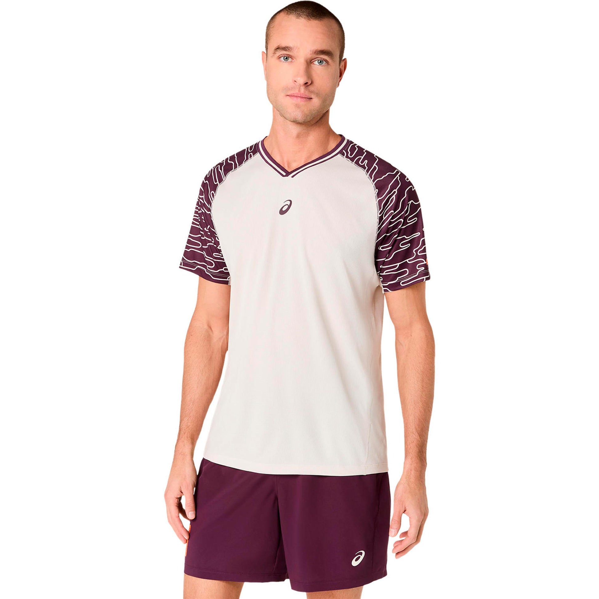 ASICS Court T-shirt Herrer - beige, flerfarvet
