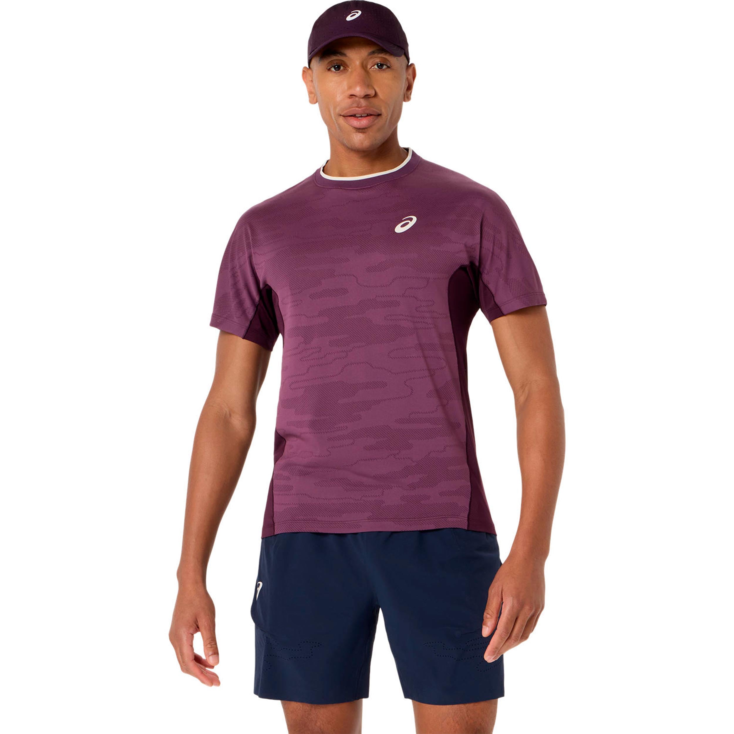 ASICS Match T-shirt Herrer - vinrød