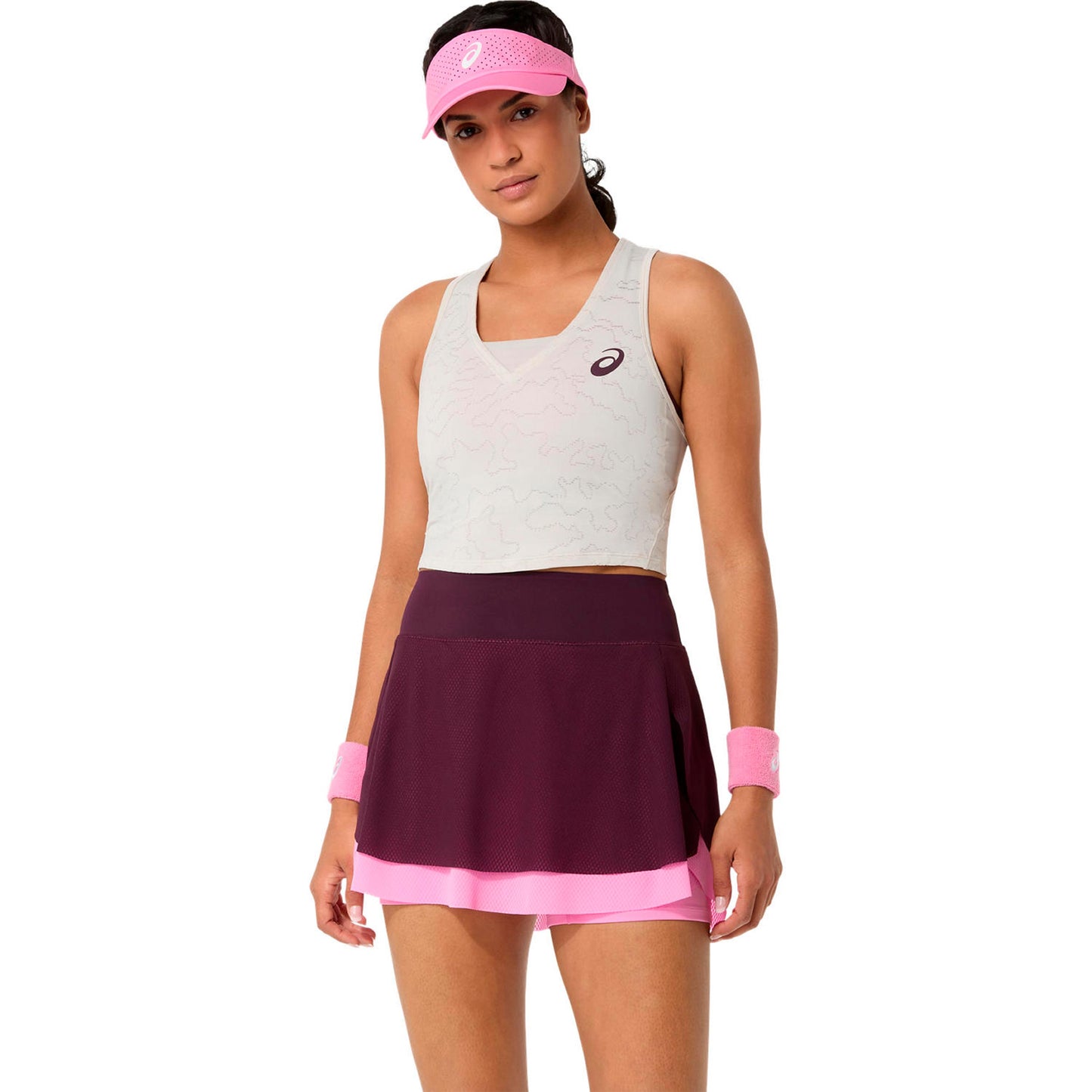 ASICS Match Jacquard Tanktop Damer - beige