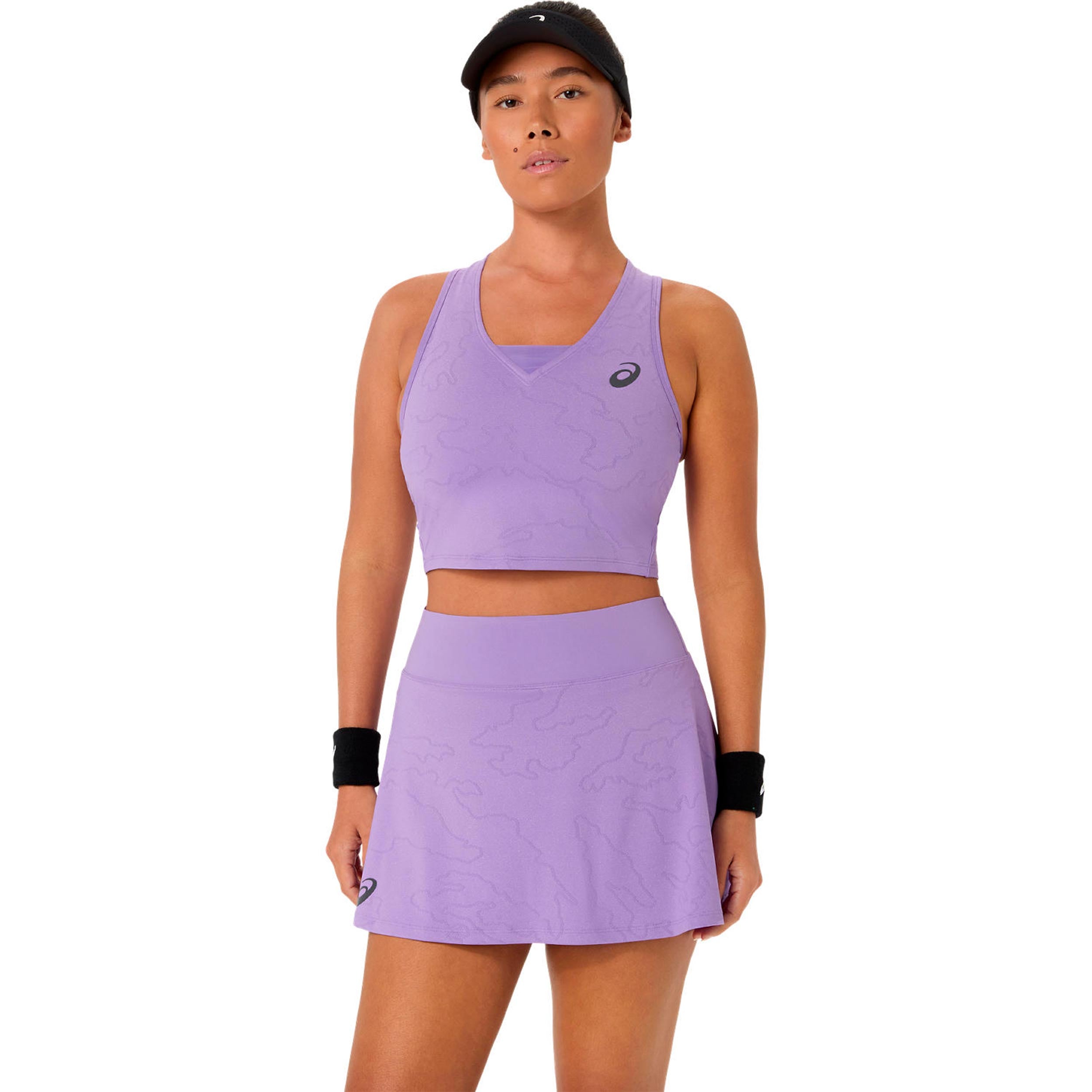 ASICS Match Jacquard Night Energy Tanktop Damer - lilla