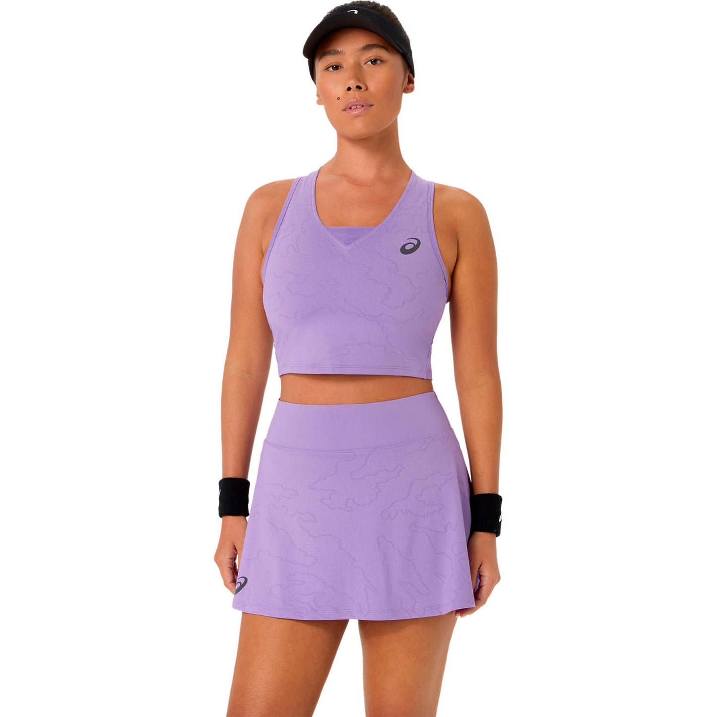 ASICS Match Jacquard Night Energy Tanktop Damer - lilla