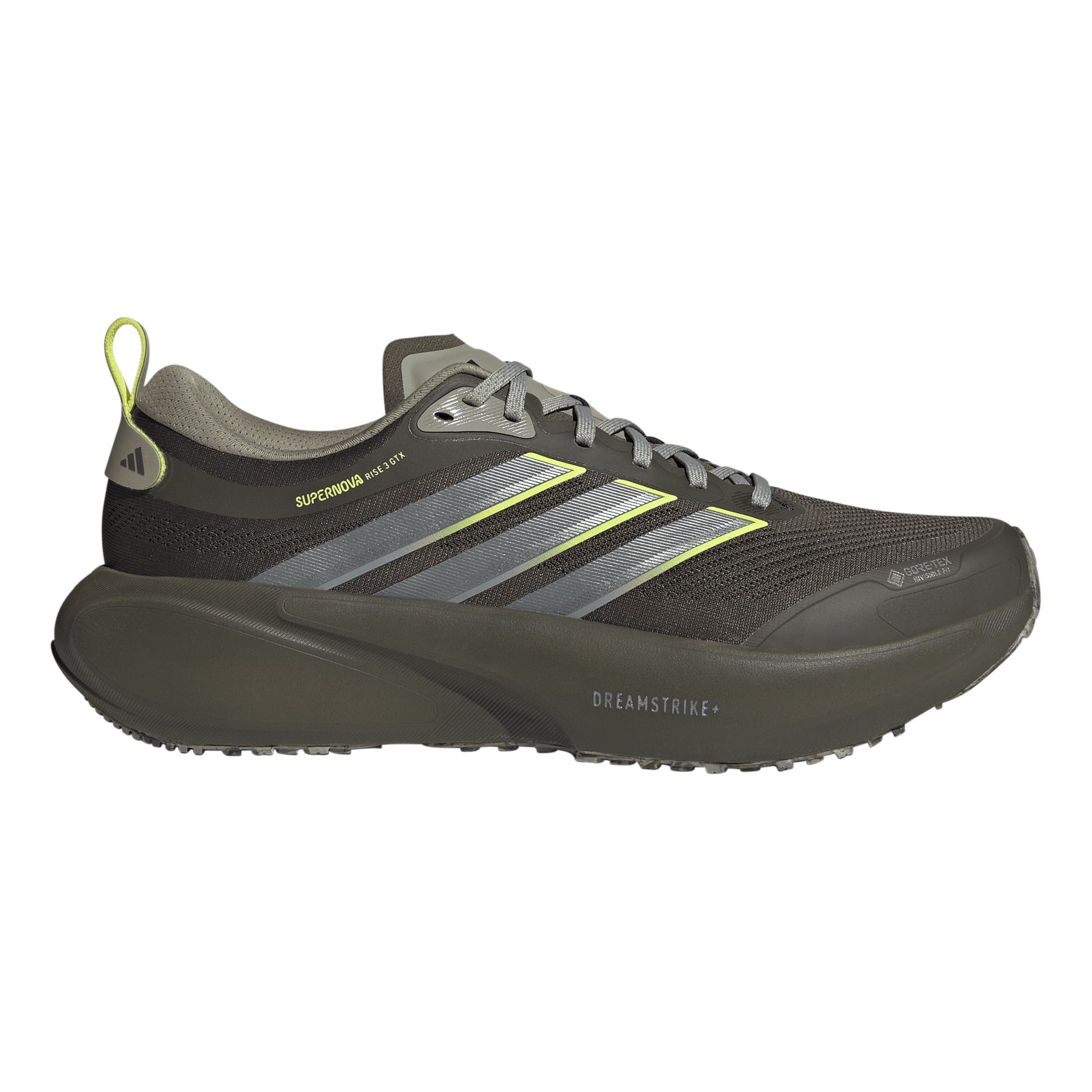 adidas Supernova Rise 3 GTX Neutral sko Herrer - oliven, neongul
