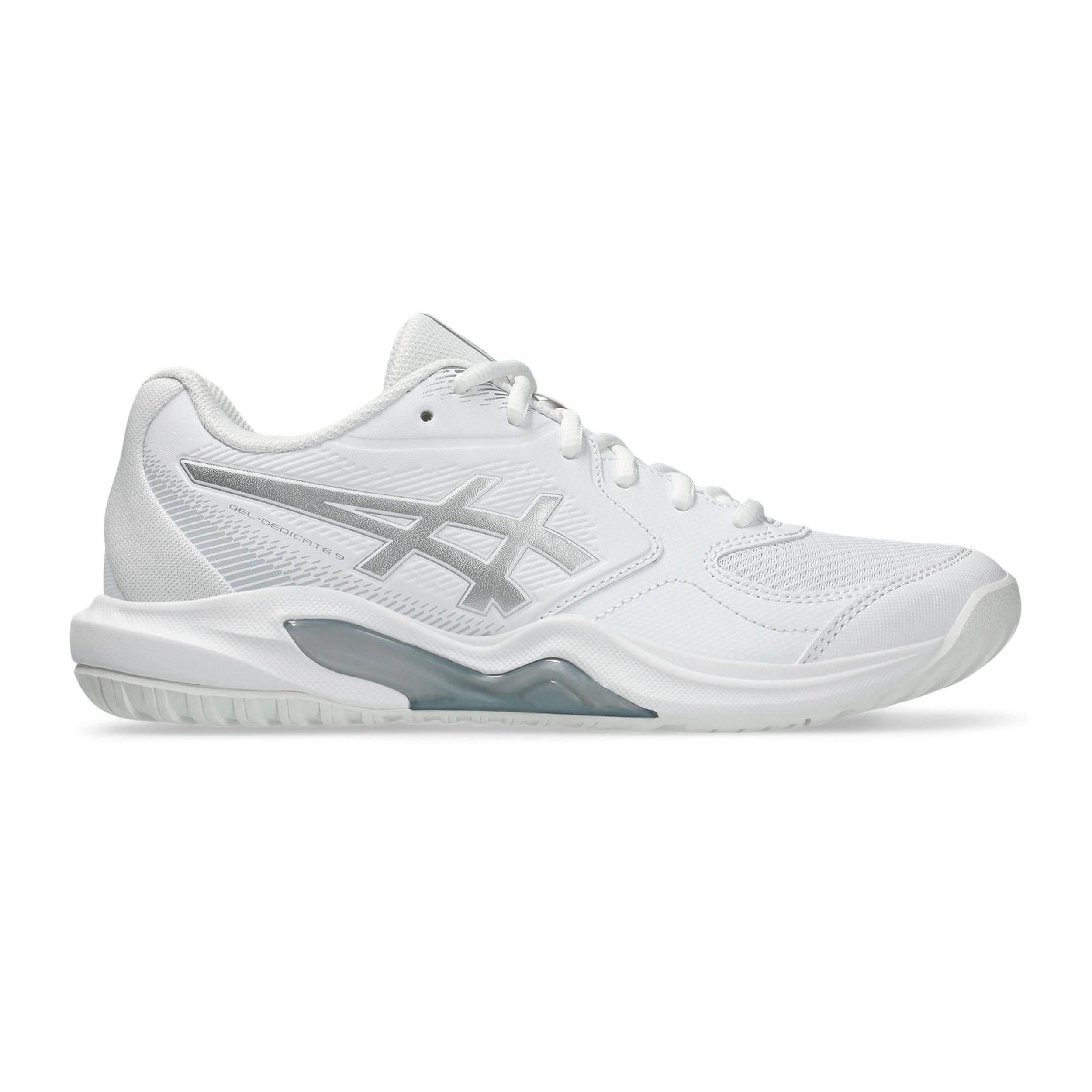 ASICS Gel-Dedicate 9 Allcourt-sko Damer - hvid, sølv