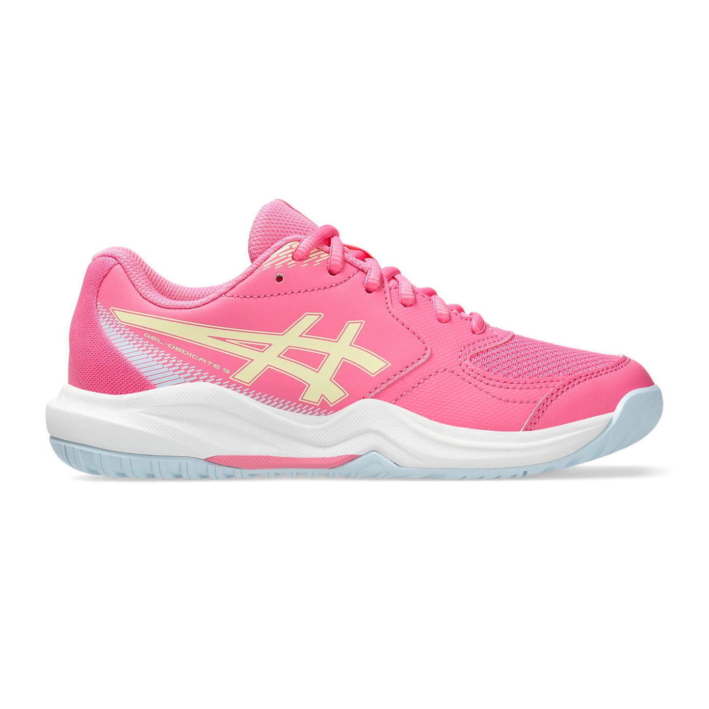 ASICS Gel-Dedicate 9 GS Allcourt-sko Børn - pink, gul
