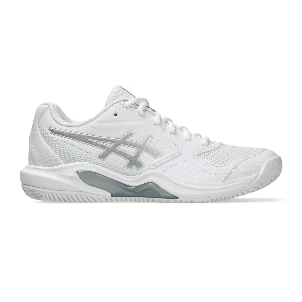 ASICS Gel-Dedicate 9 Grusbanesko Damer - hvid, sølv