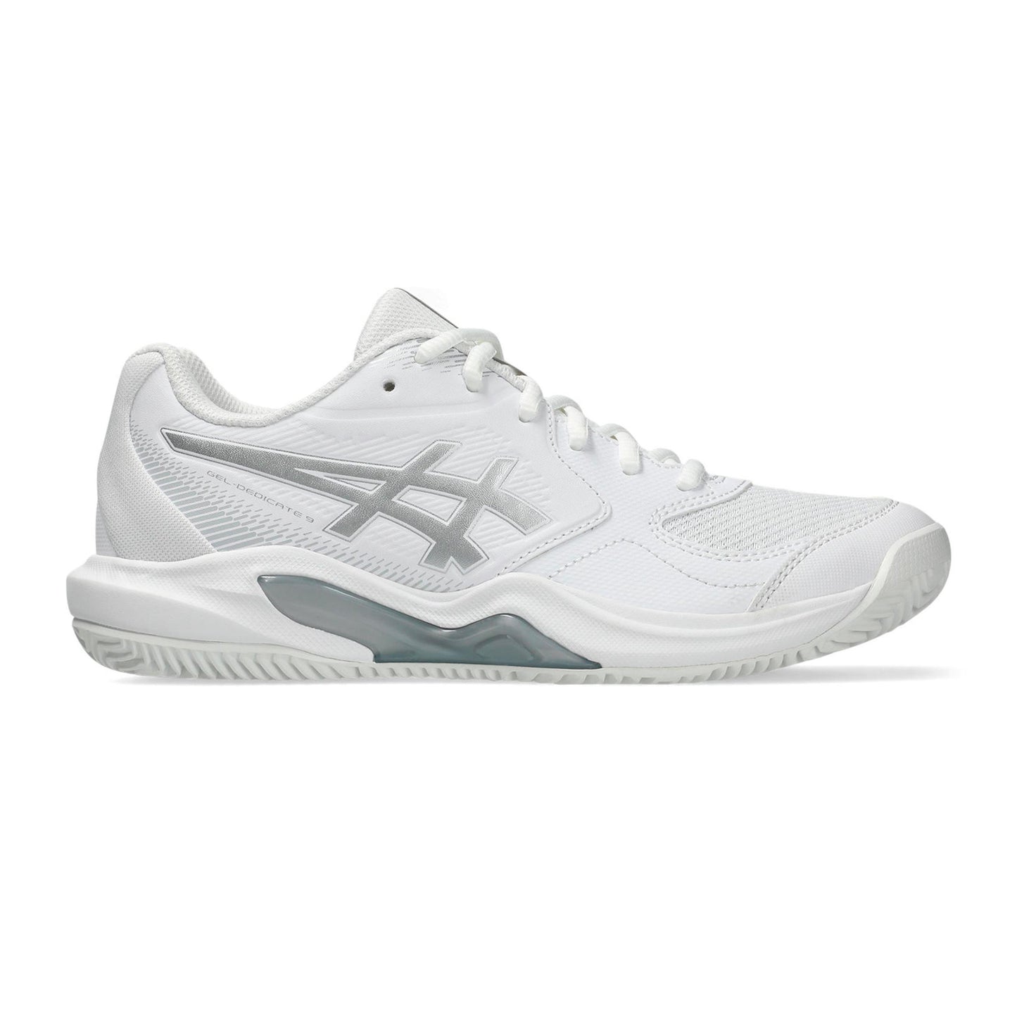 ASICS Gel-Dedicate 9 Grusbanesko Damer - hvid, sølv