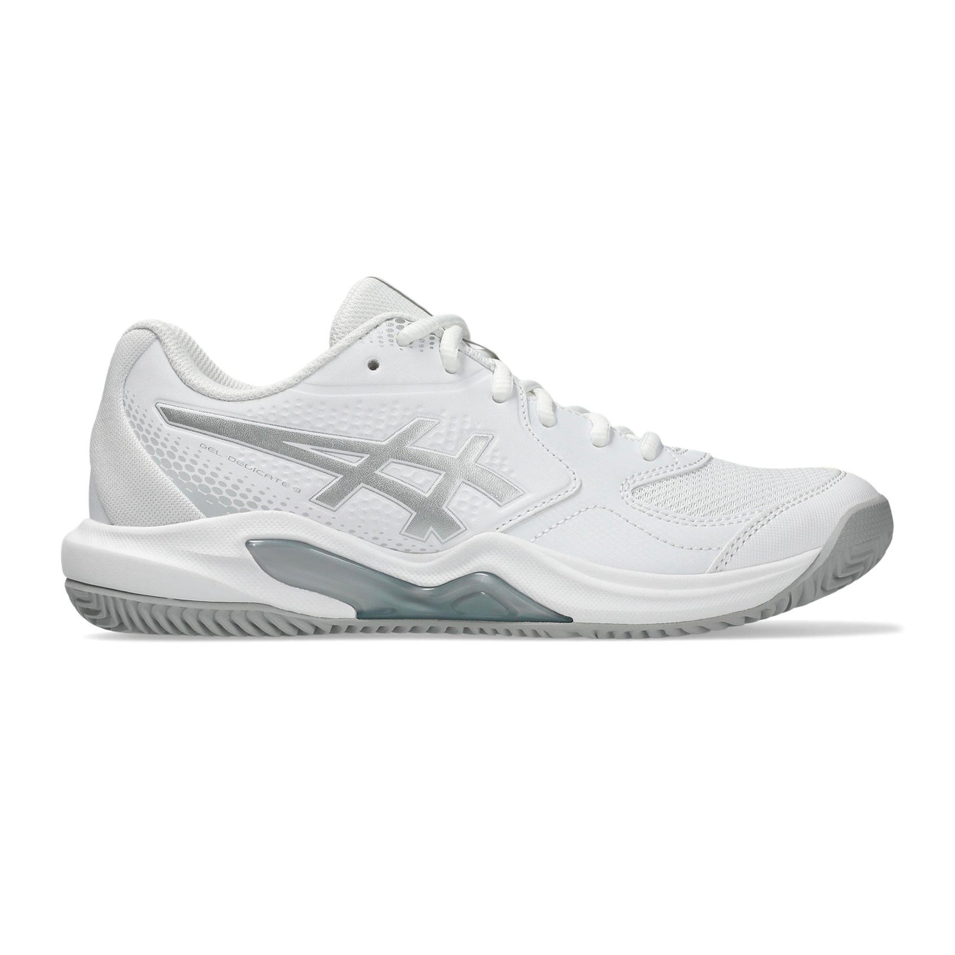 ASICS Gel-Dedicate 9 Padelsko Damer - hvid, sølv