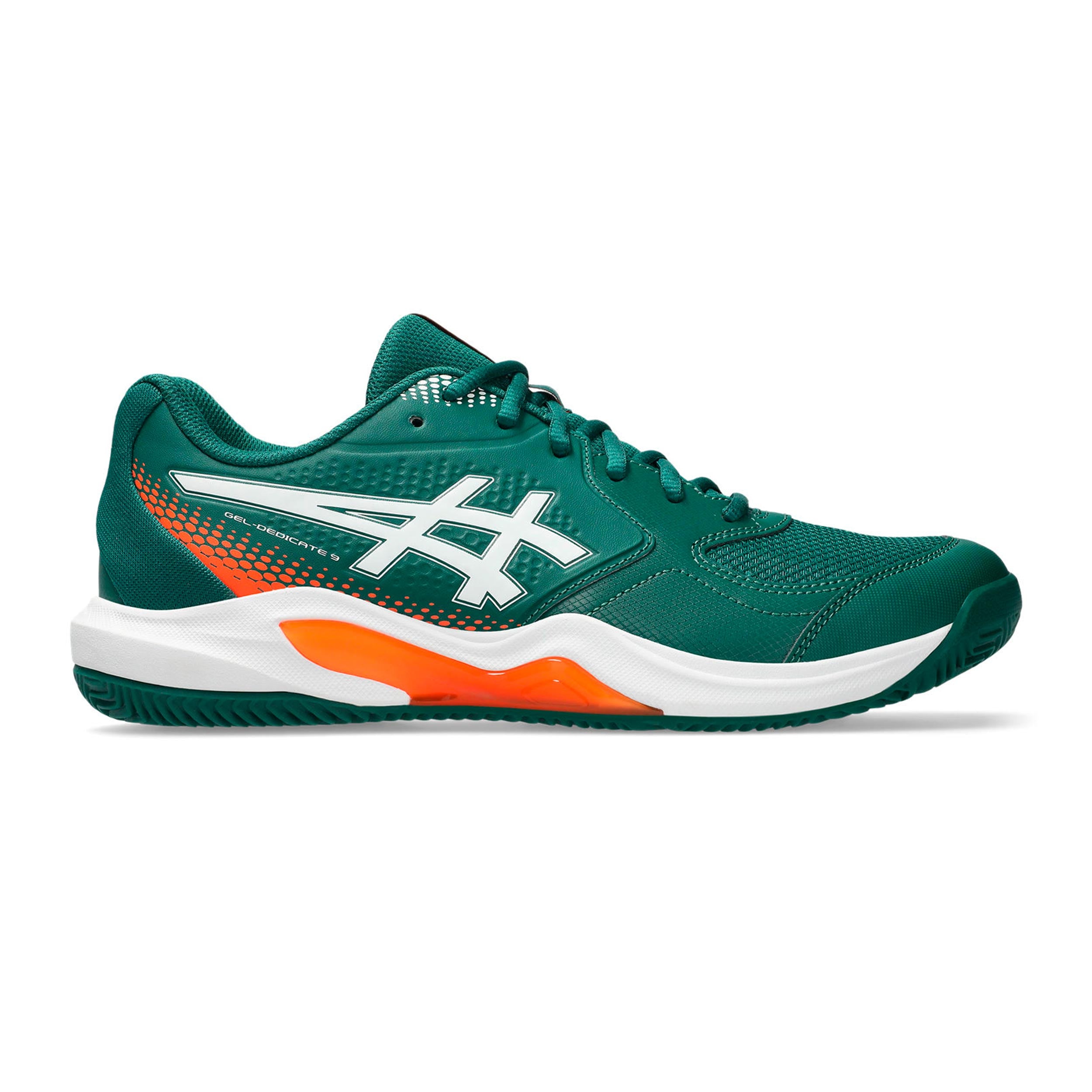 ASICS Gel-Dedicate 9 Padelsko Herrer - mørkegrøn, hvid