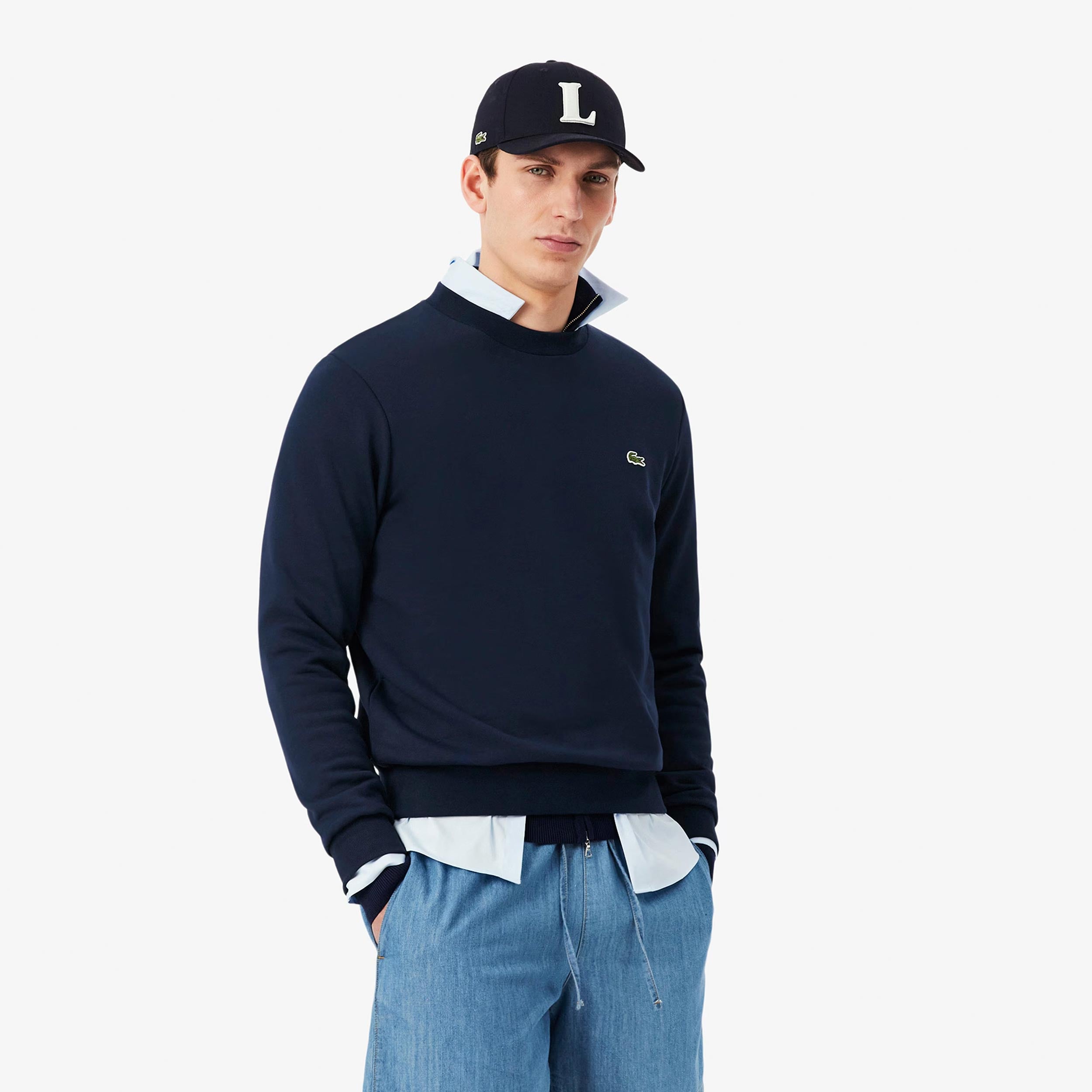 Lacoste Sweatshirt Herrer - mørkeblå