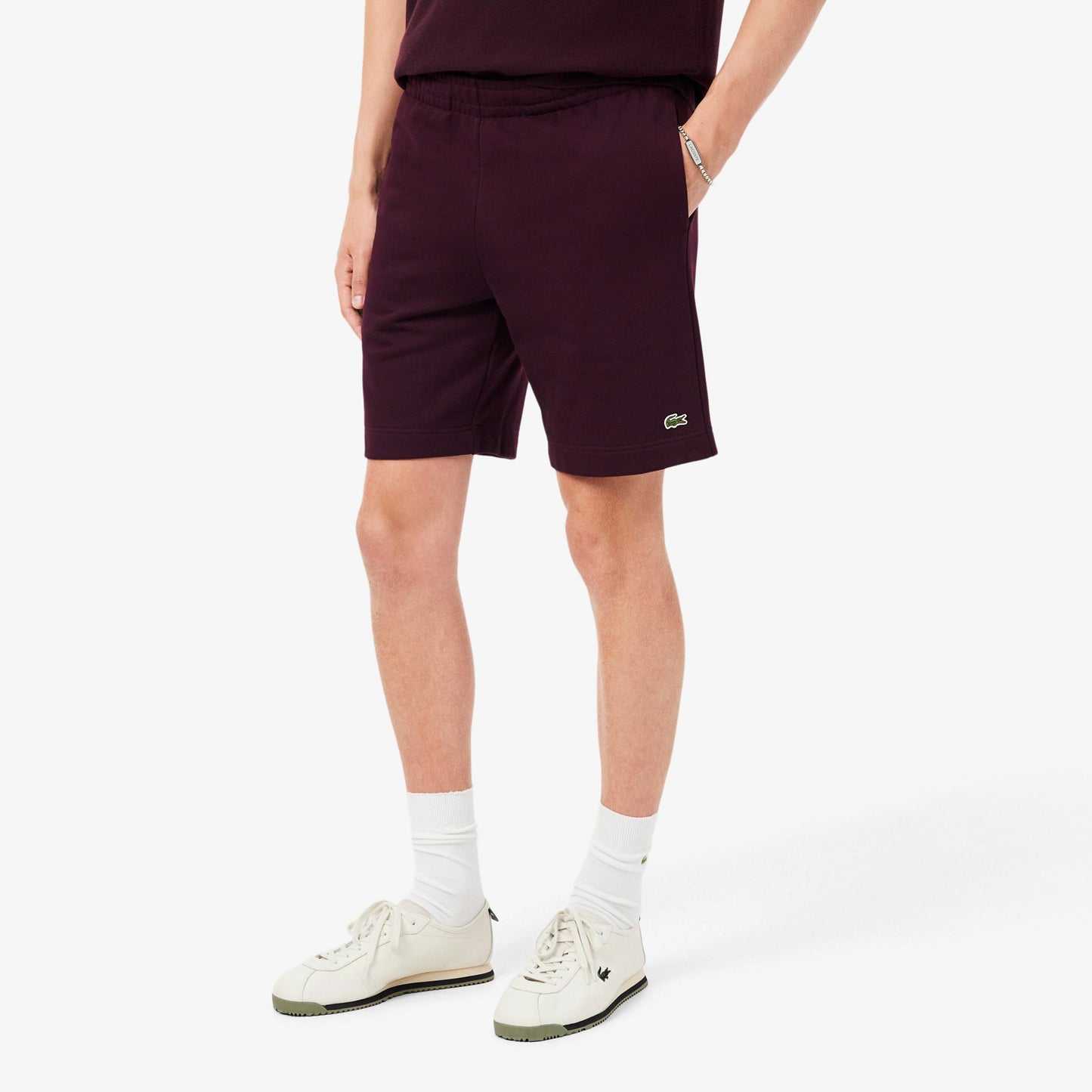 Lacoste Shorts Herrer - mørkerød