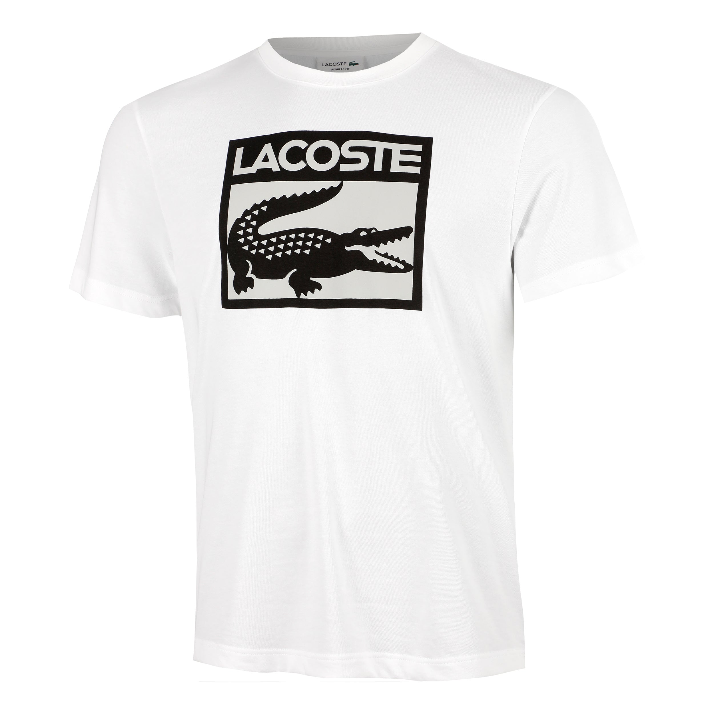 Lacoste T-shirt Herrer - hvid, sort