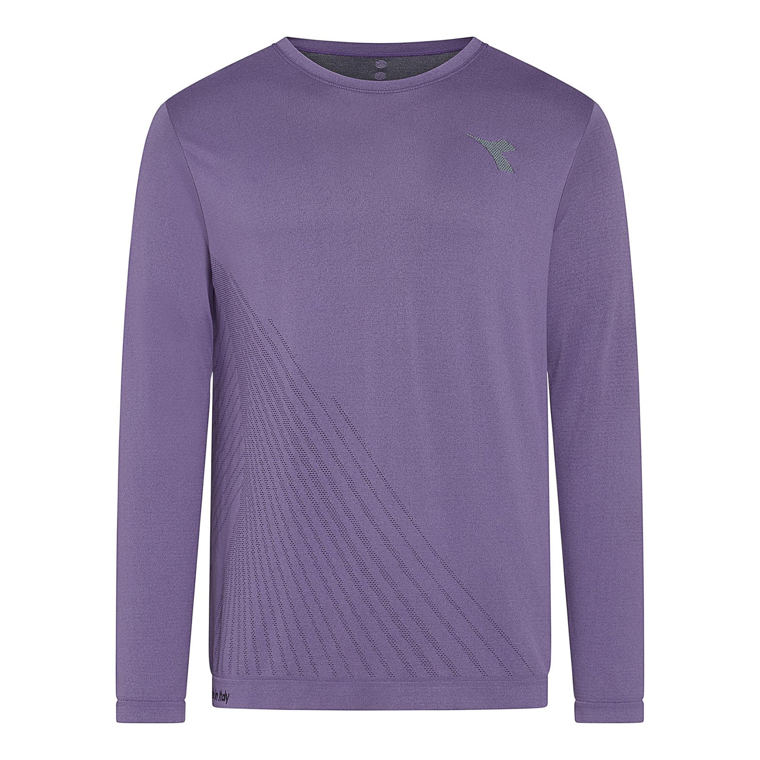Diadora Stratouno Shirt, langærmet Herrer - lilla