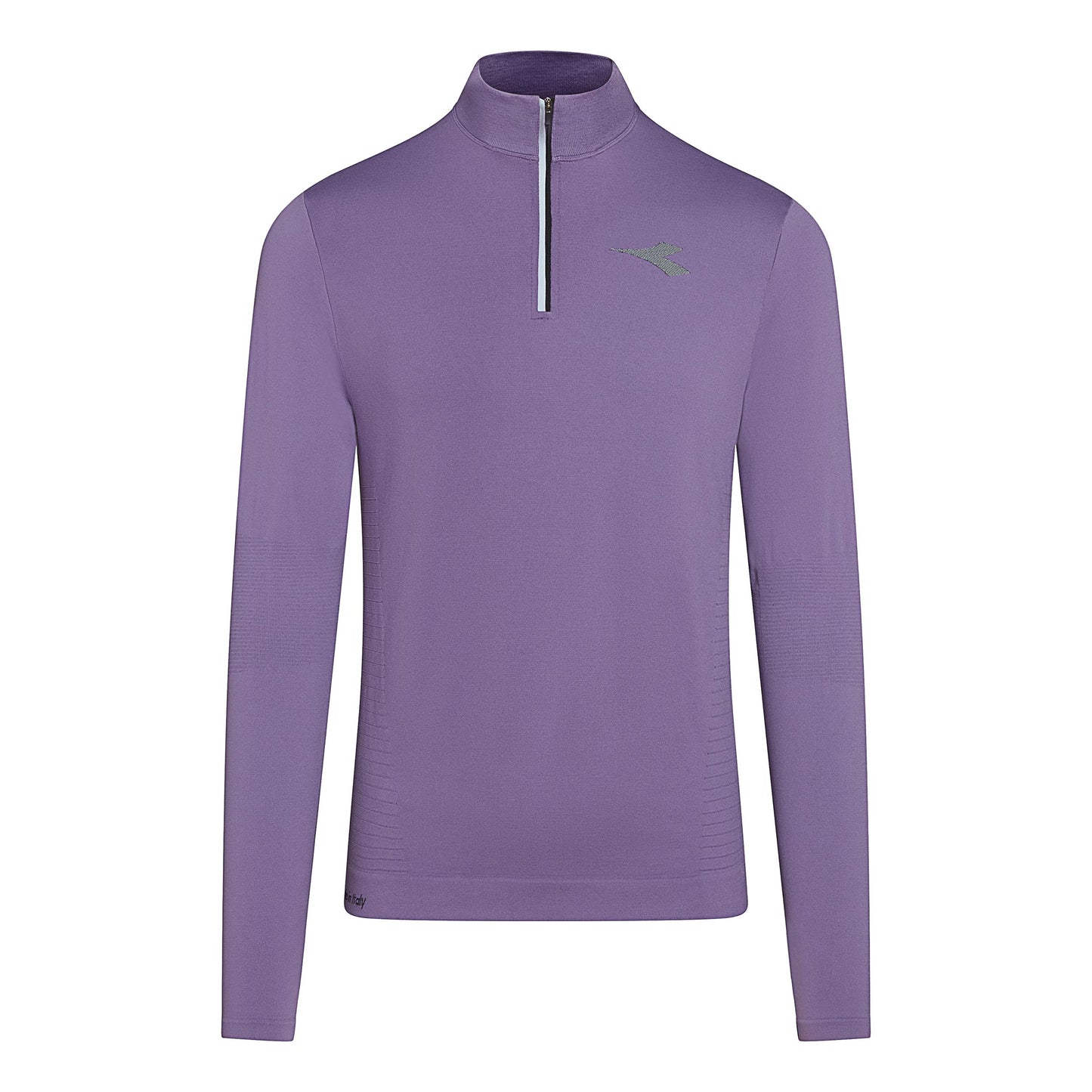 Diadora 1/2 Zip Stratouno Shirt, langærmet Herrer - lilla