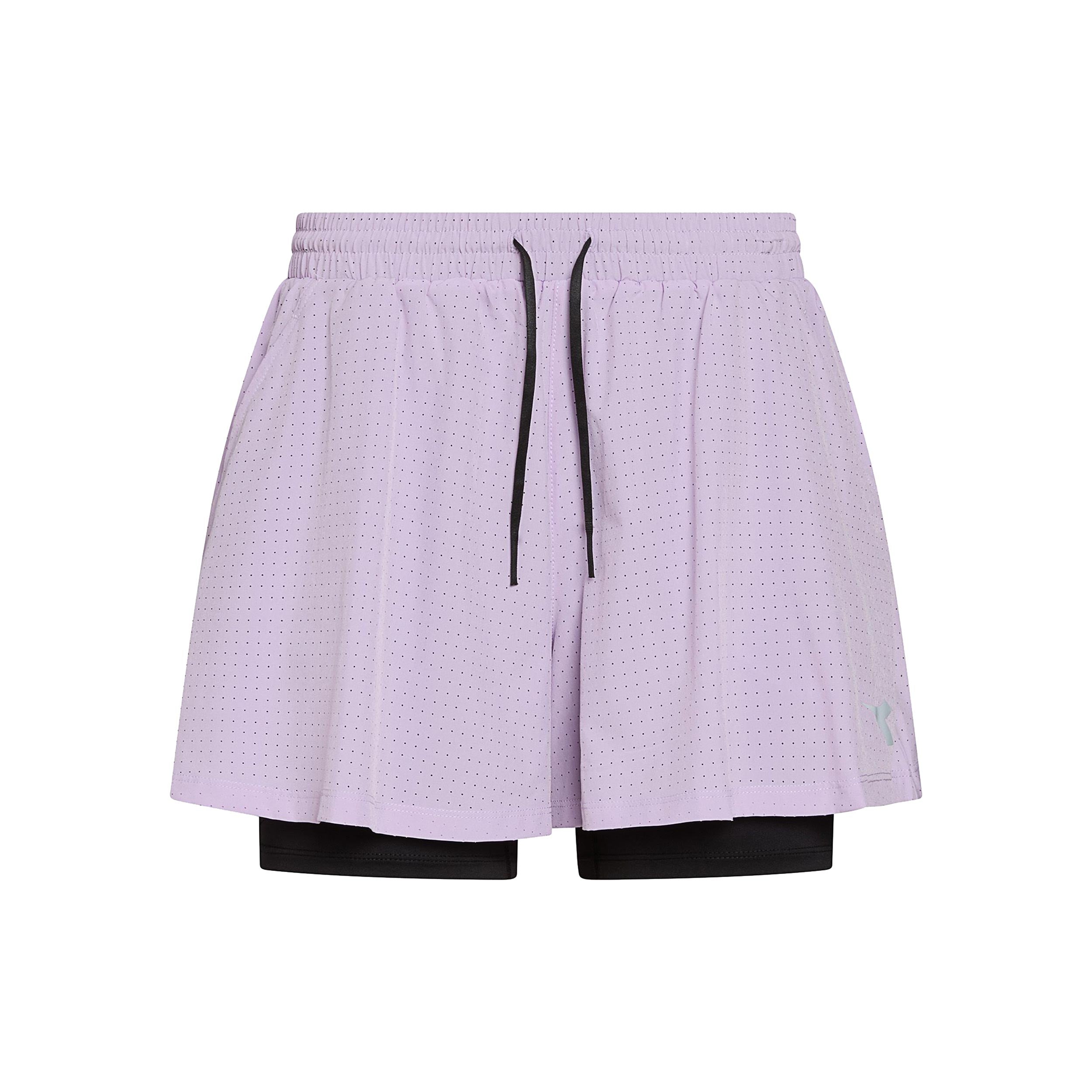 Diadora 2in1 Shorts Damer - syren