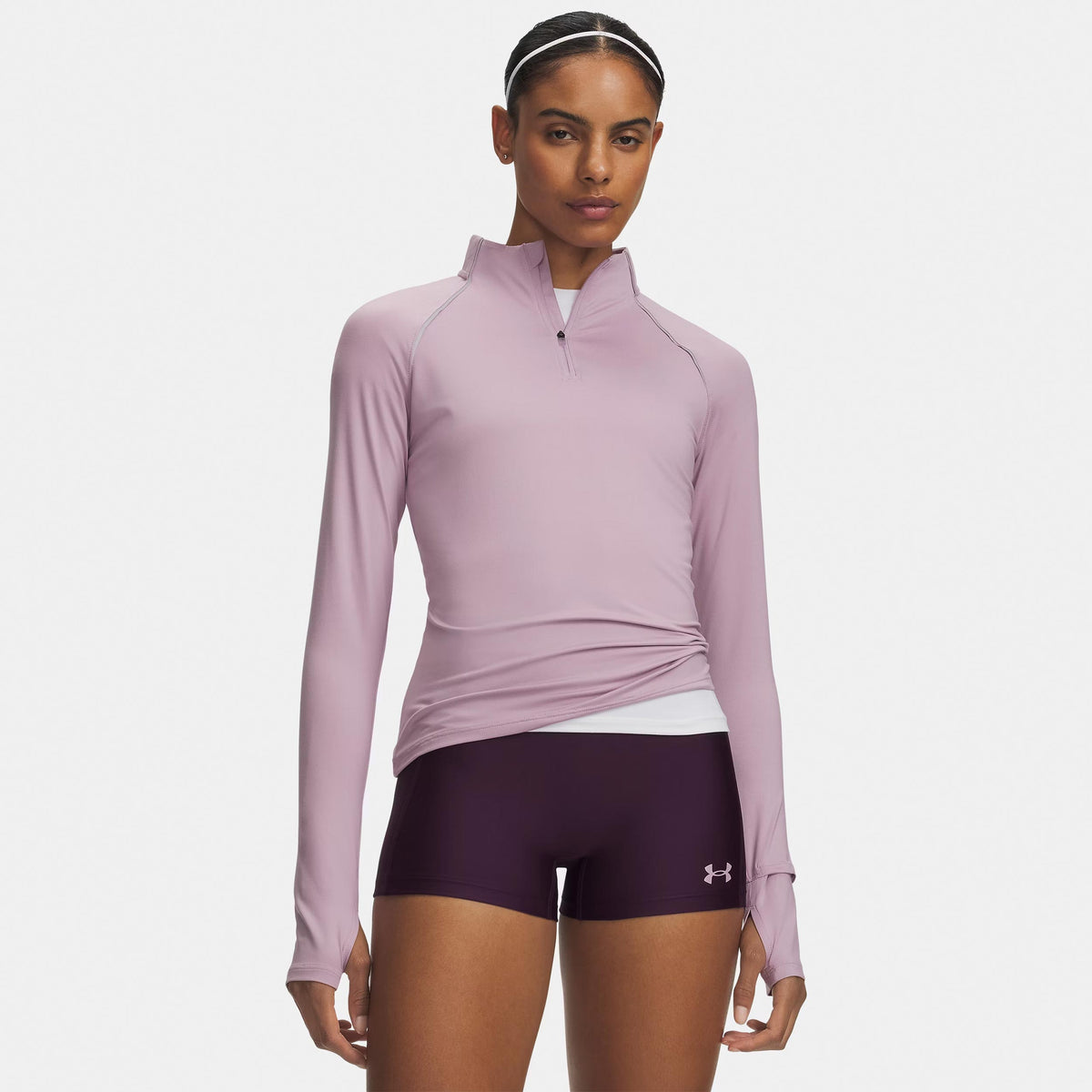 Under Armour Velociti Half Zip  Løbetrøje Damer - mauve