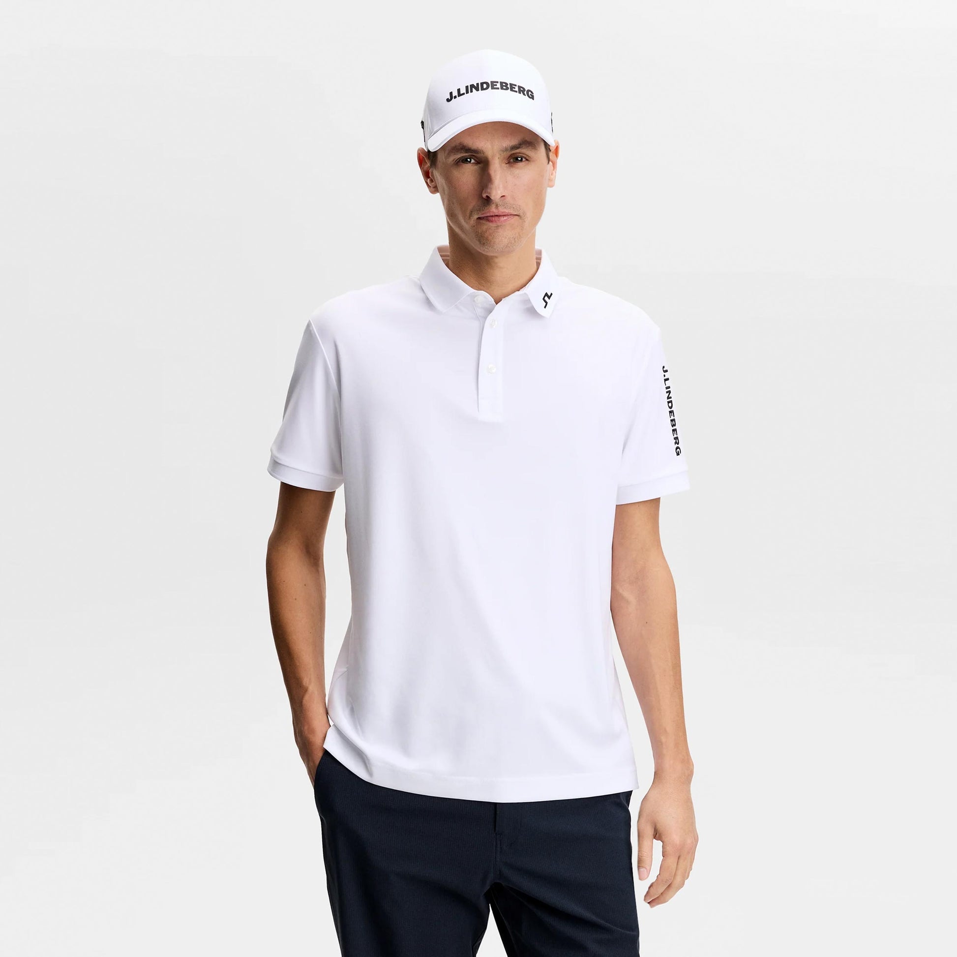JLindeberg Tour Tech Polo Herrer - hvid