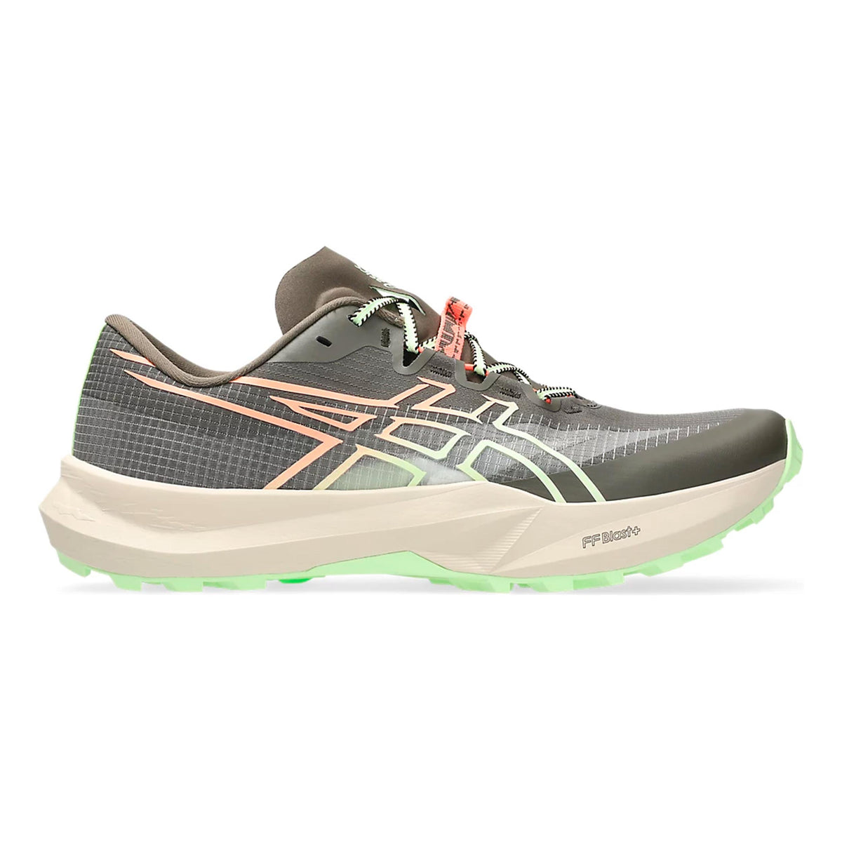 ASICS Fuji Lite 7 Trailsko Unisex - brun, gul