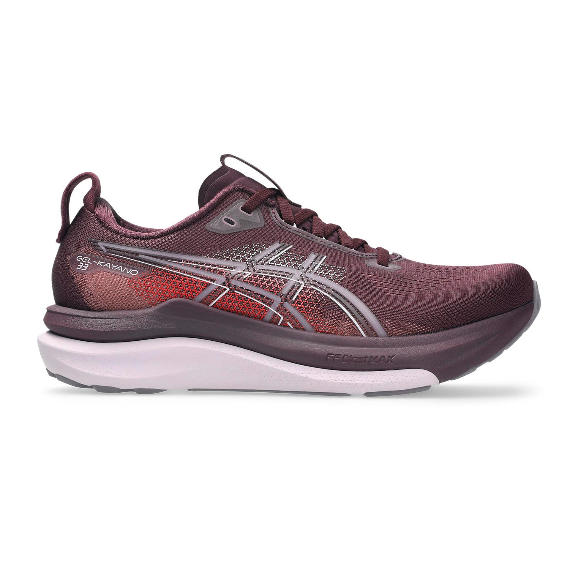ASICS GEL-KAYANO 33 Støttesko Damer - vinrød, lilla
