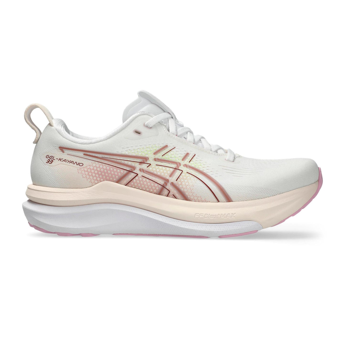 ASICS GEL-KAYANO 33 Støttesko Damer - hvid, lilla