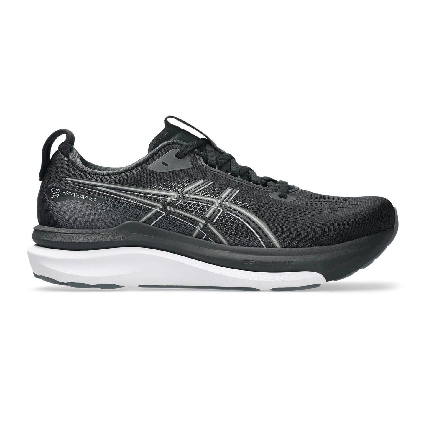 ASICS GEL-KAYANO 33 Støttesko Herrer - sort, hvid
