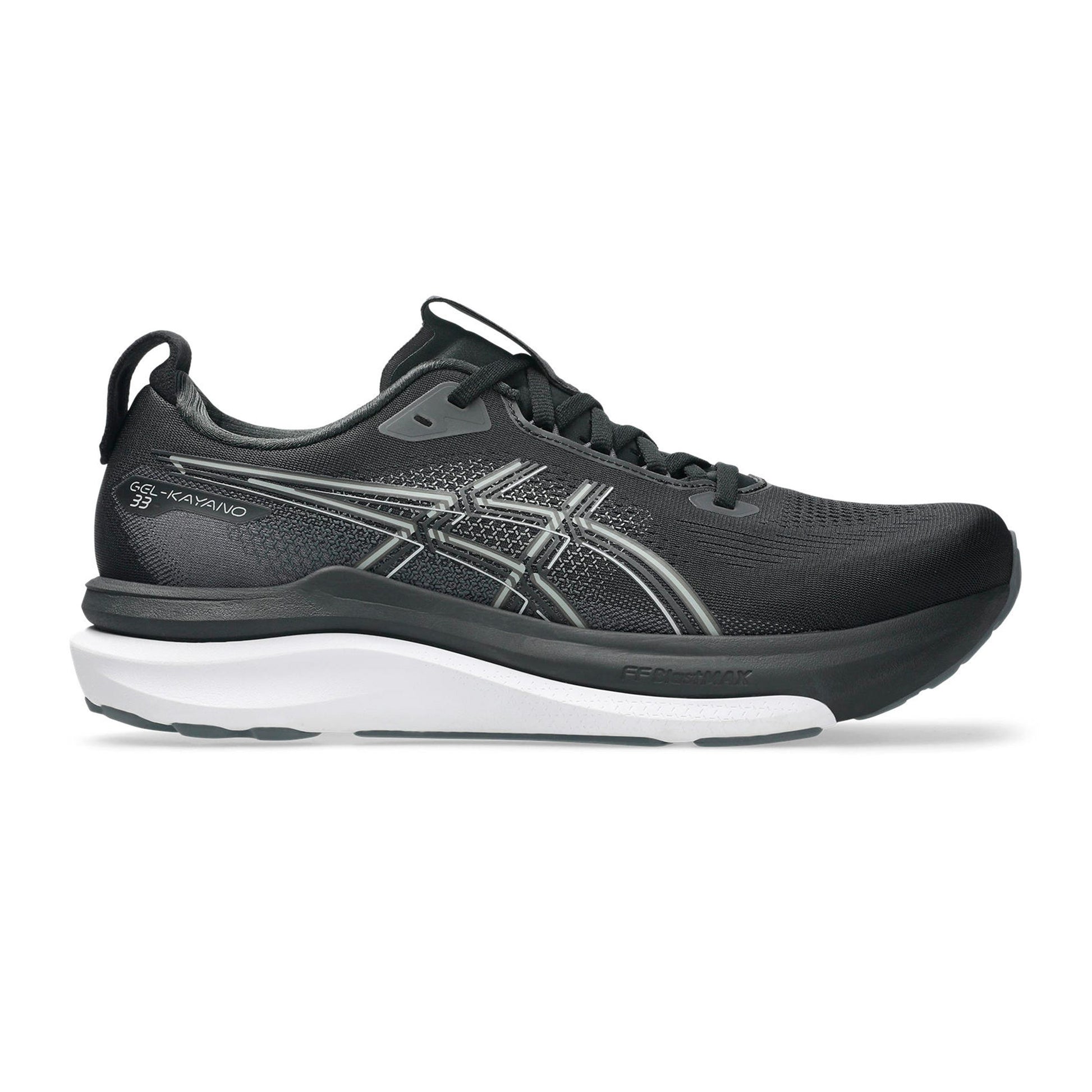 ASICS GEL-KAYANO 33 Støttesko Herrer - sort, hvid