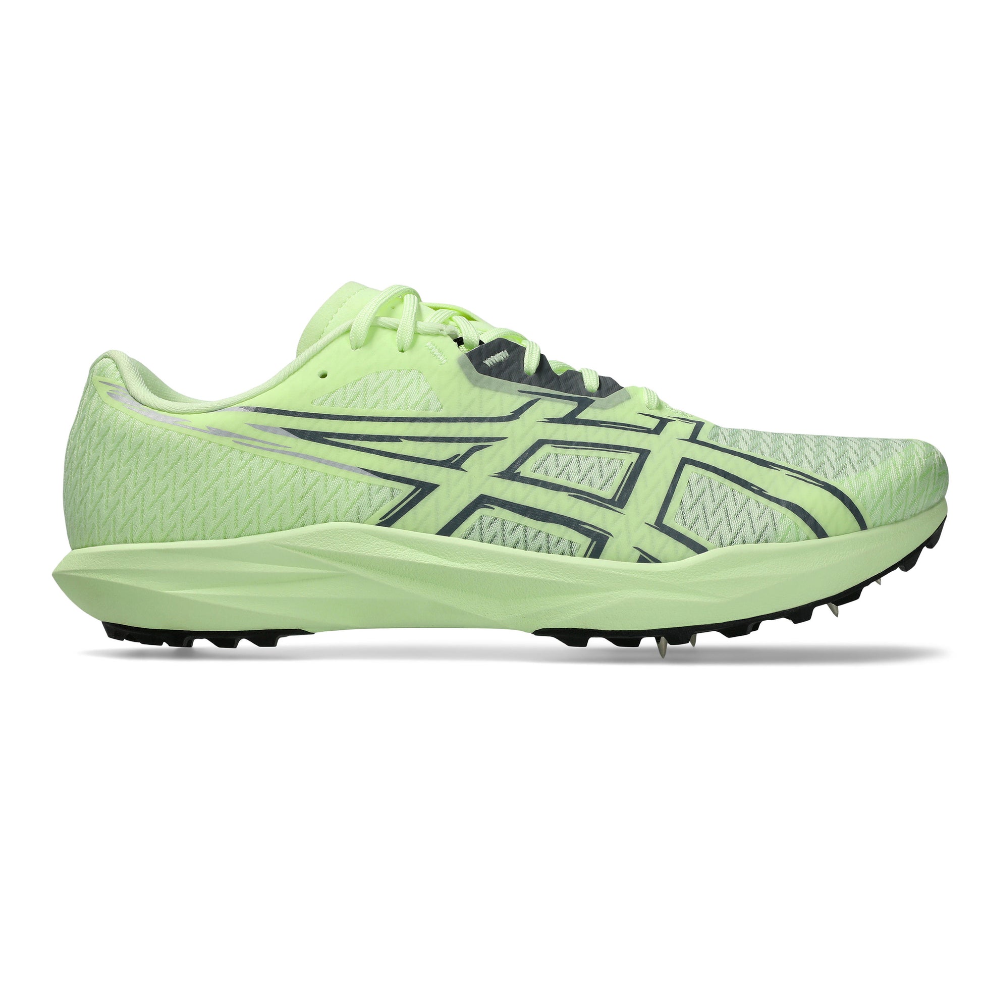 ASICS SONICRACER XC Spikes Unisex - neongul, sort