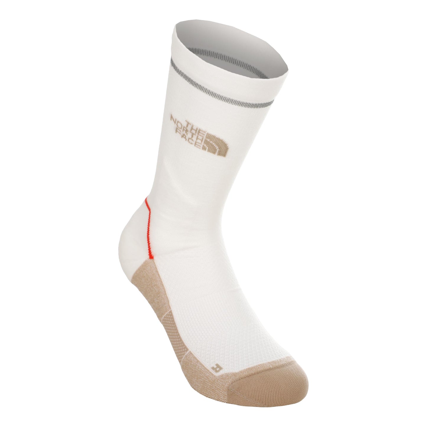 The North Face Trail Run Merino Crew Løbesokker Unisex - creme, brun