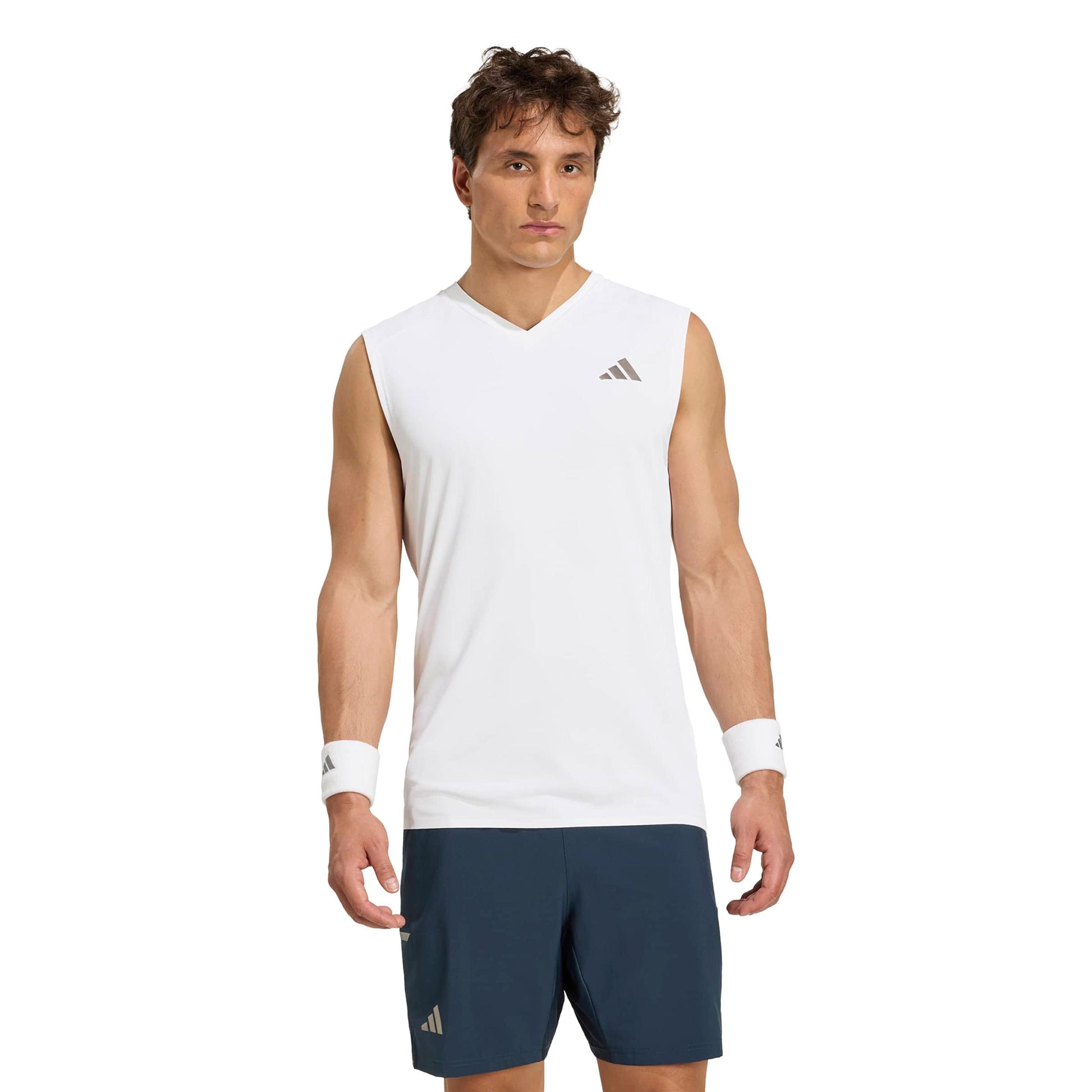 adidas Climacool Tanktop Herrer - hvid, sølv