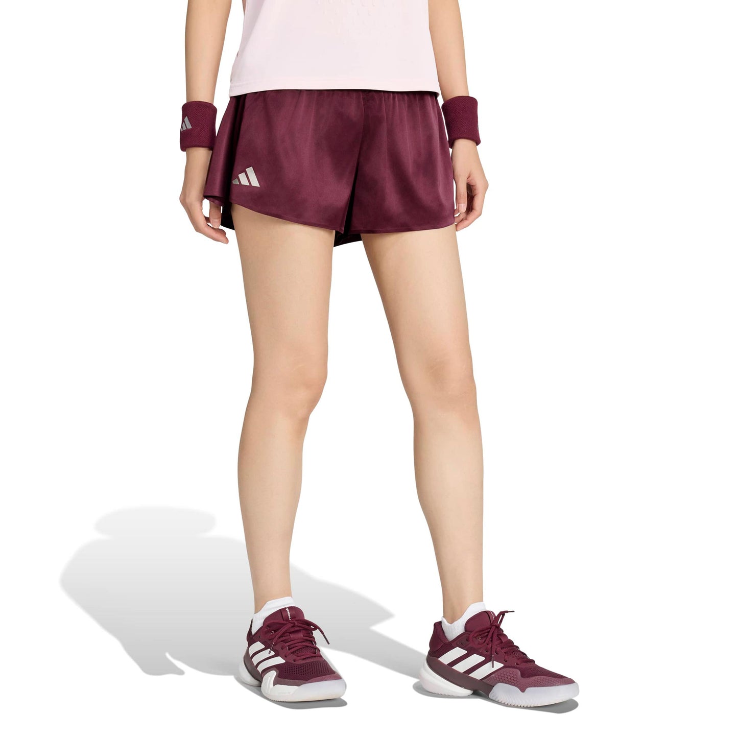adidas Pro Shorts Damer - vinrød