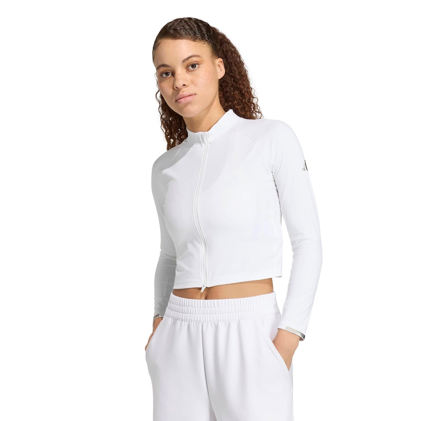 adidas Pro Shirt, langærmet Damer - hvid