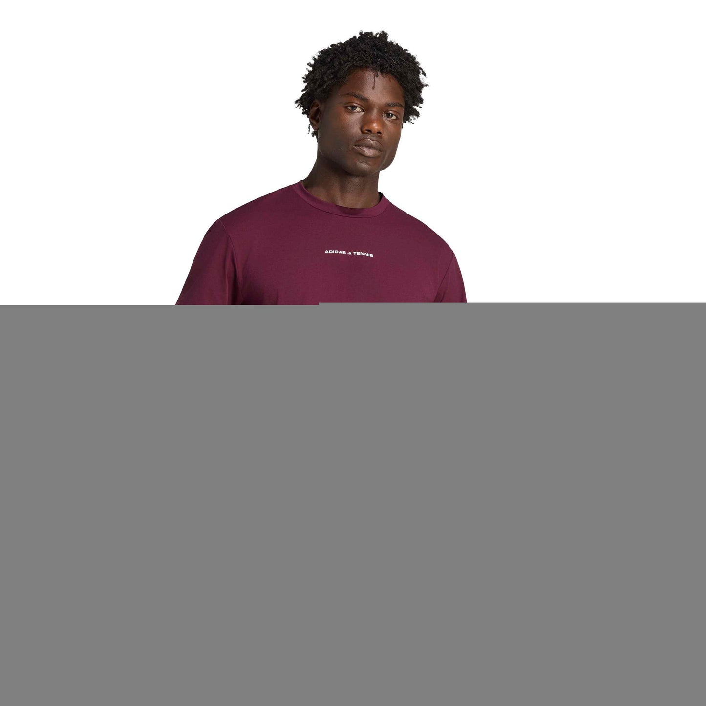 adidas T-shirt Herrer - vinrød