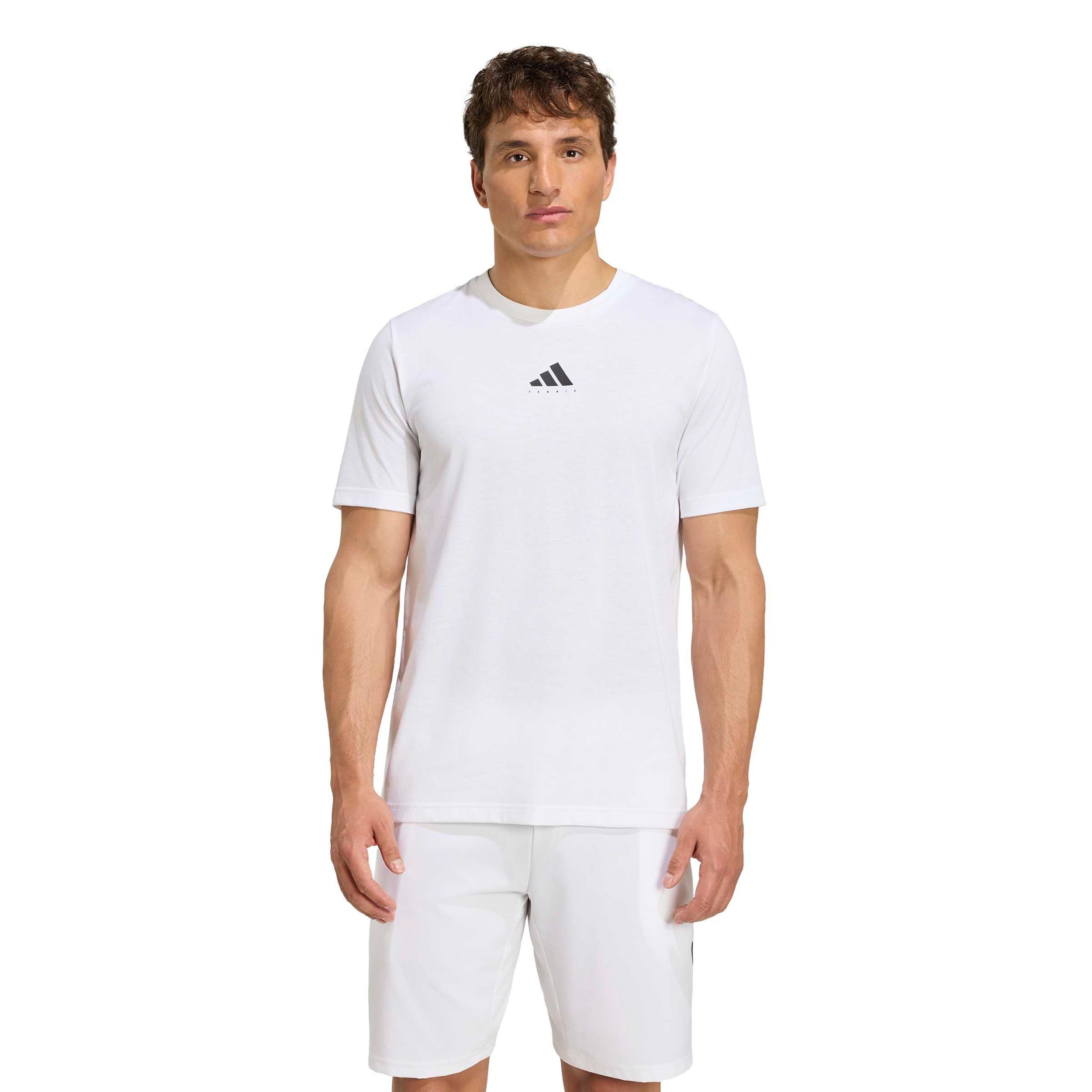 adidas T-shirt Herrer - hvid, flerfarvet