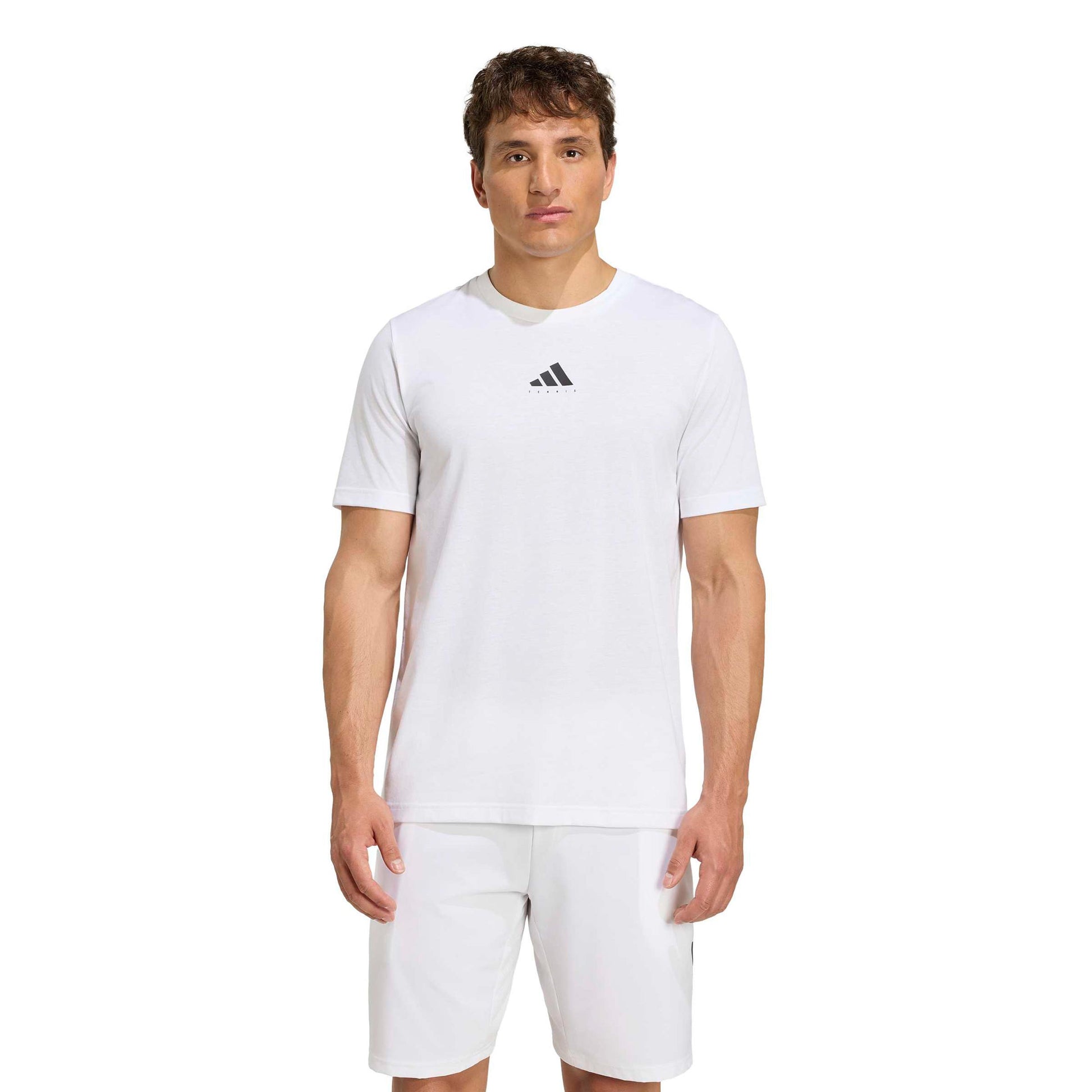 adidas T-shirt Herrer - hvid, flerfarvet