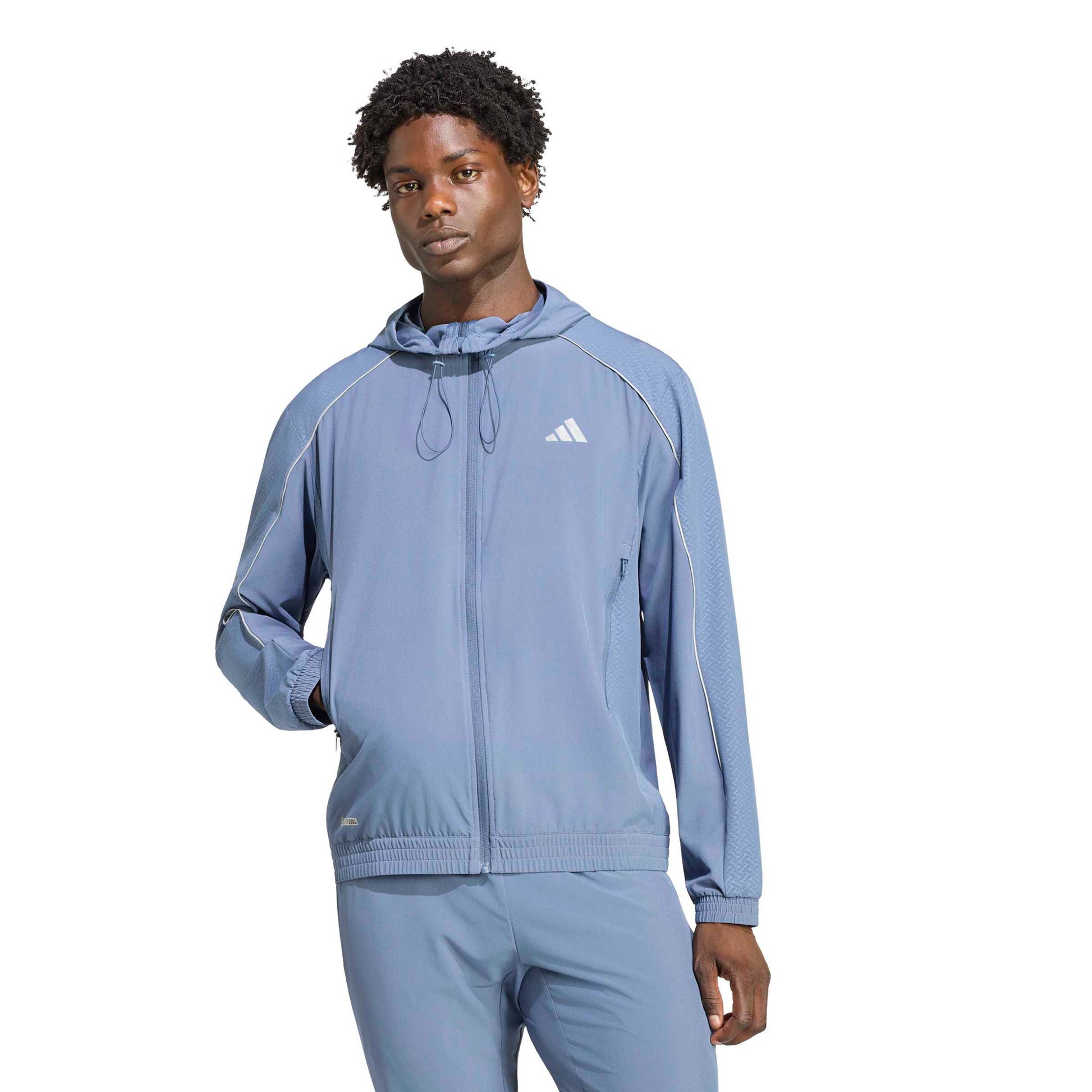 adidas Tech Stop Træningsjakke Herrer - blå-grå