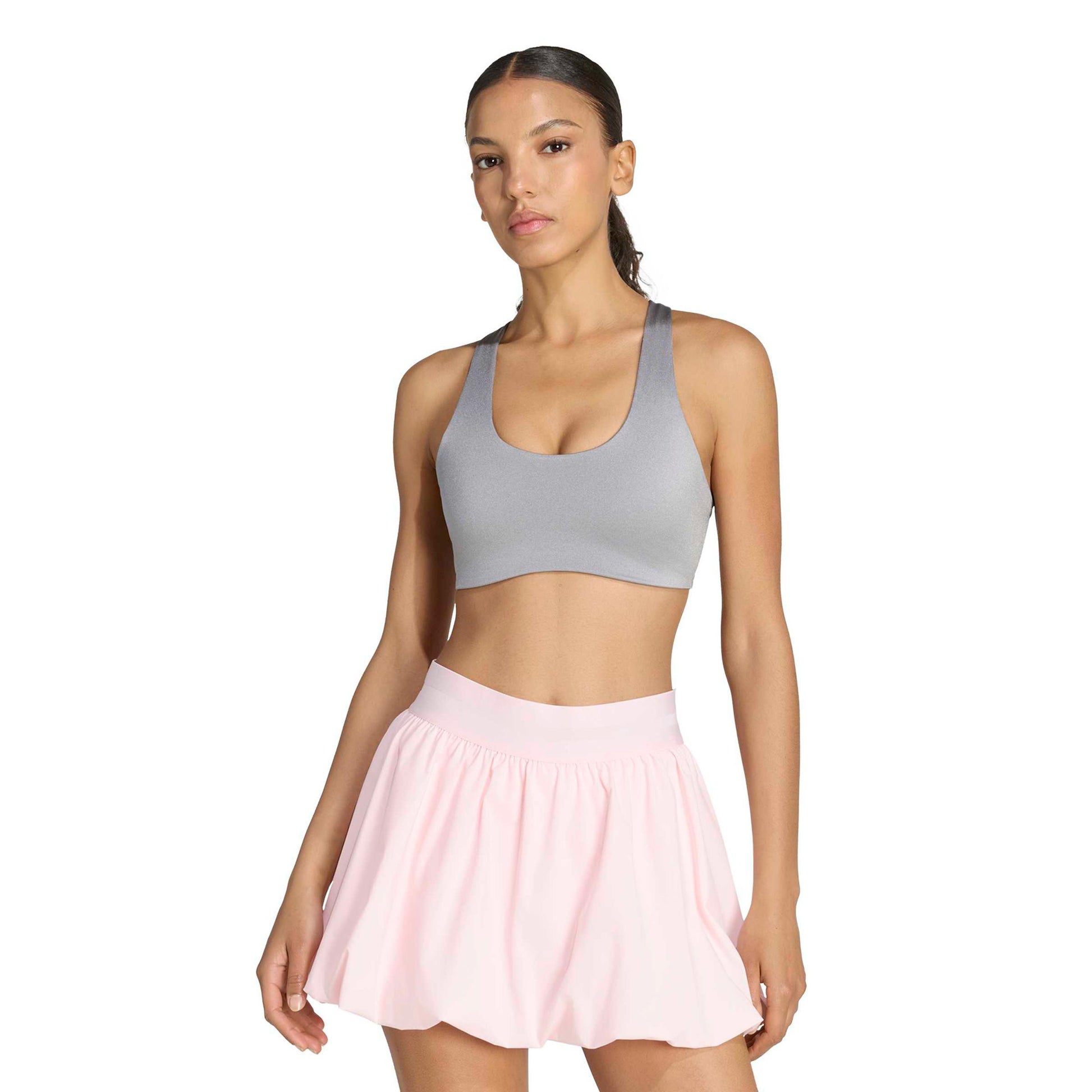 adidas Optime Medium Support Sports-BH Damer - grå