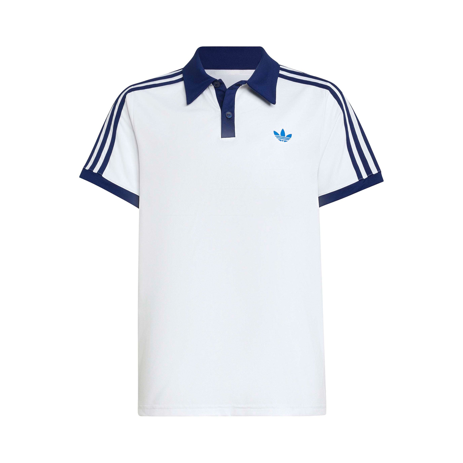 adidas Classics Polo Børn - hvid, mørkeblå