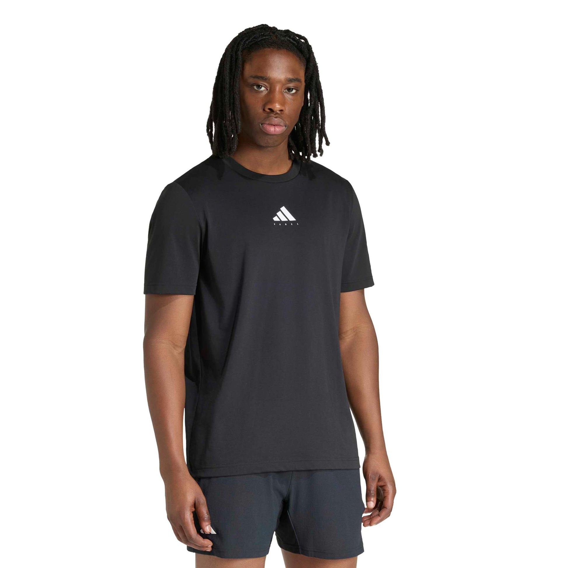 adidas Cat Graphic T-shirt Herrer - sort, hvid