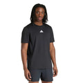Graphic T-shirt Herrer - sort, hvid