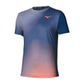 Graphic T-shirt Herrer - mørkeblå, koral