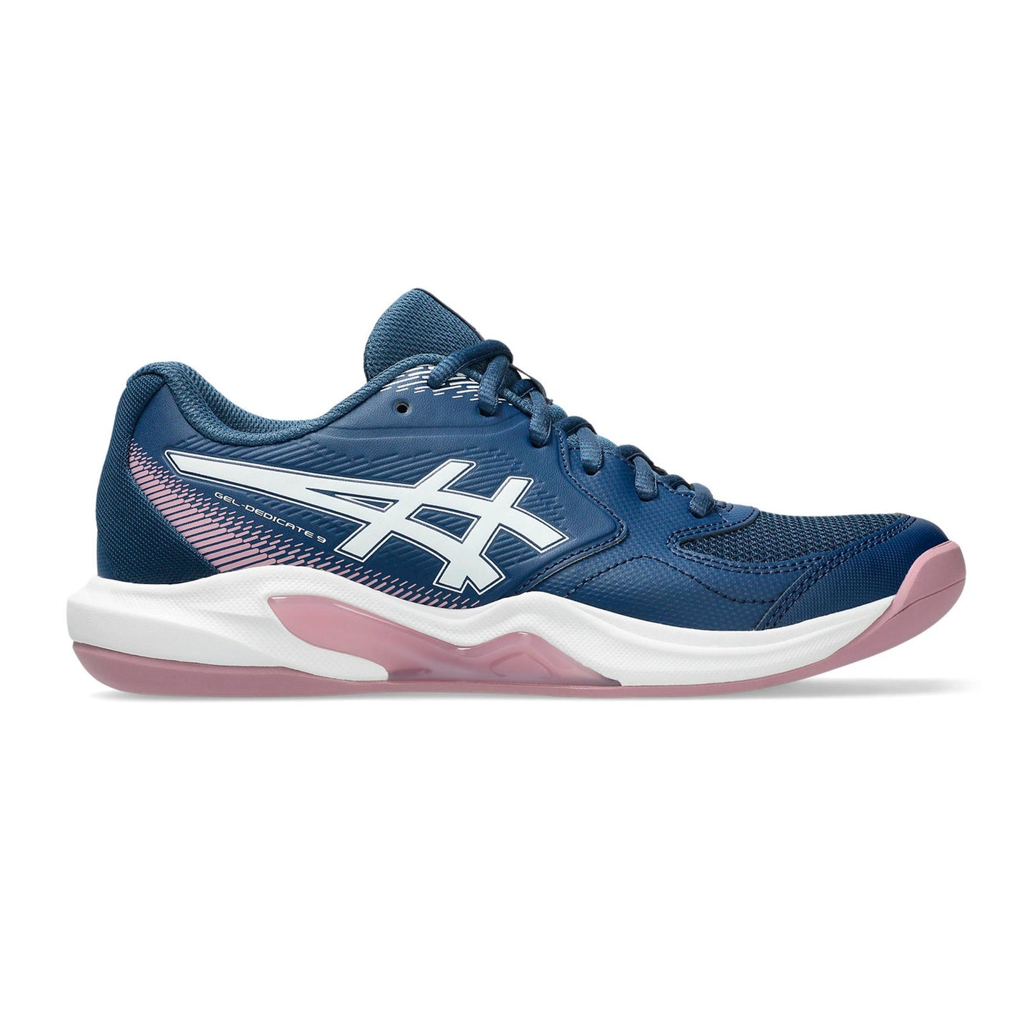 ASICS Gel-Dedicate 9 Tæppesko Damer - mørkeblå, hvid