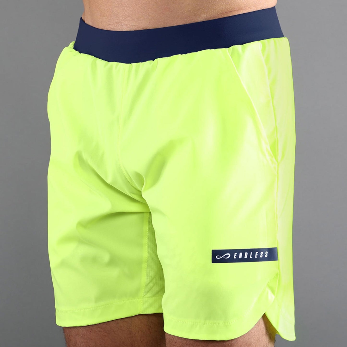 Endless SWIFT Shorts Herrer - neongul, blå