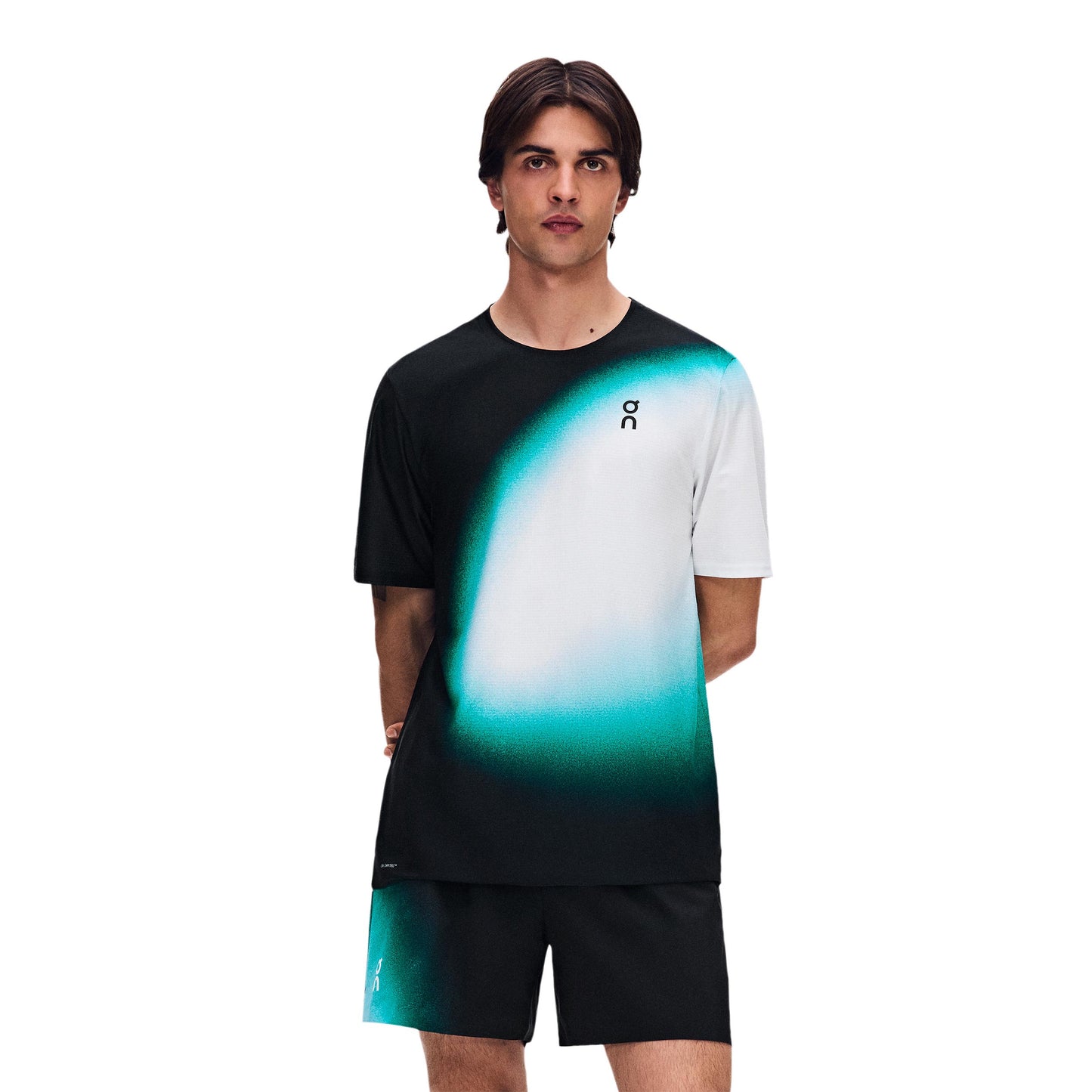 On Court- Swing T-shirt Herrer - sort, grøn