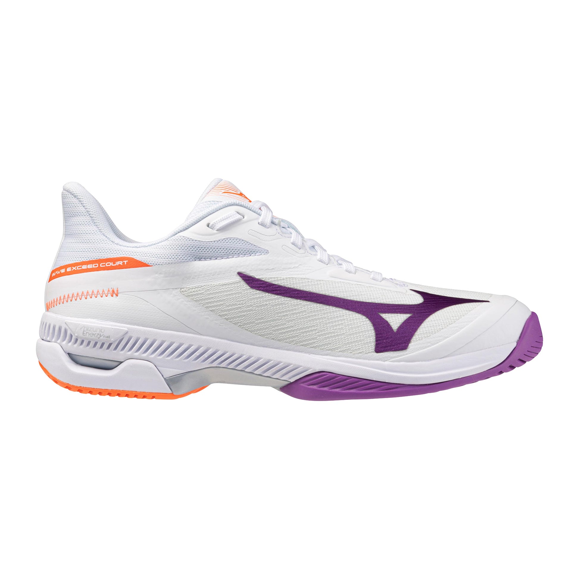 Mizuno Wave Exceed Court Allcourt-sko Damer - hvid, lilla