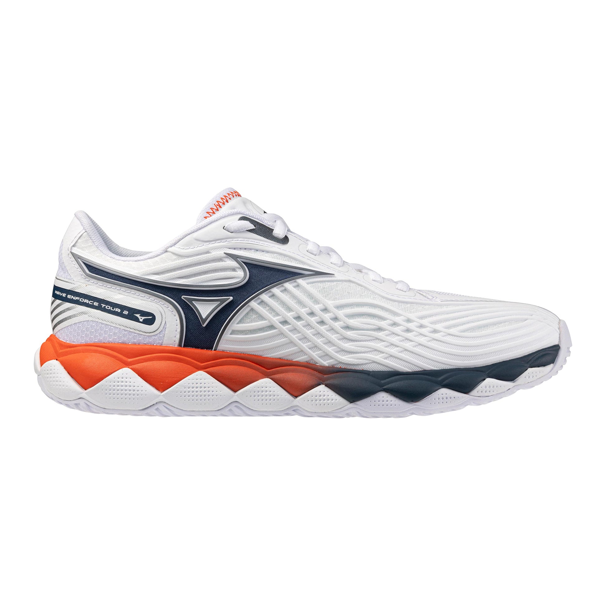 Mizuno Wave Enforce Tour 2 Allcourt-sko Herrer - hvid, blå