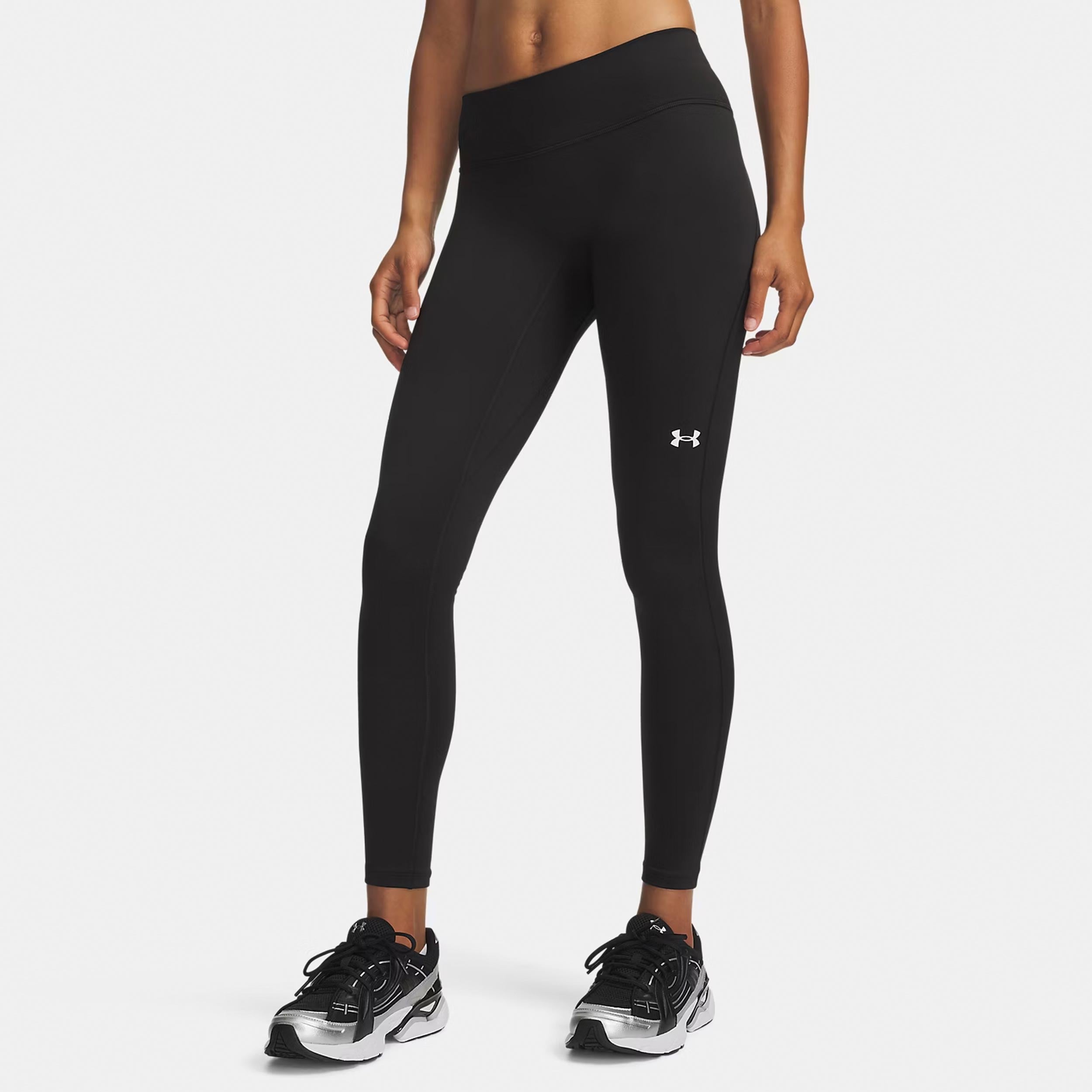 Under Armour ColdGear  Stramme løbebukser Damer - sort, hvid